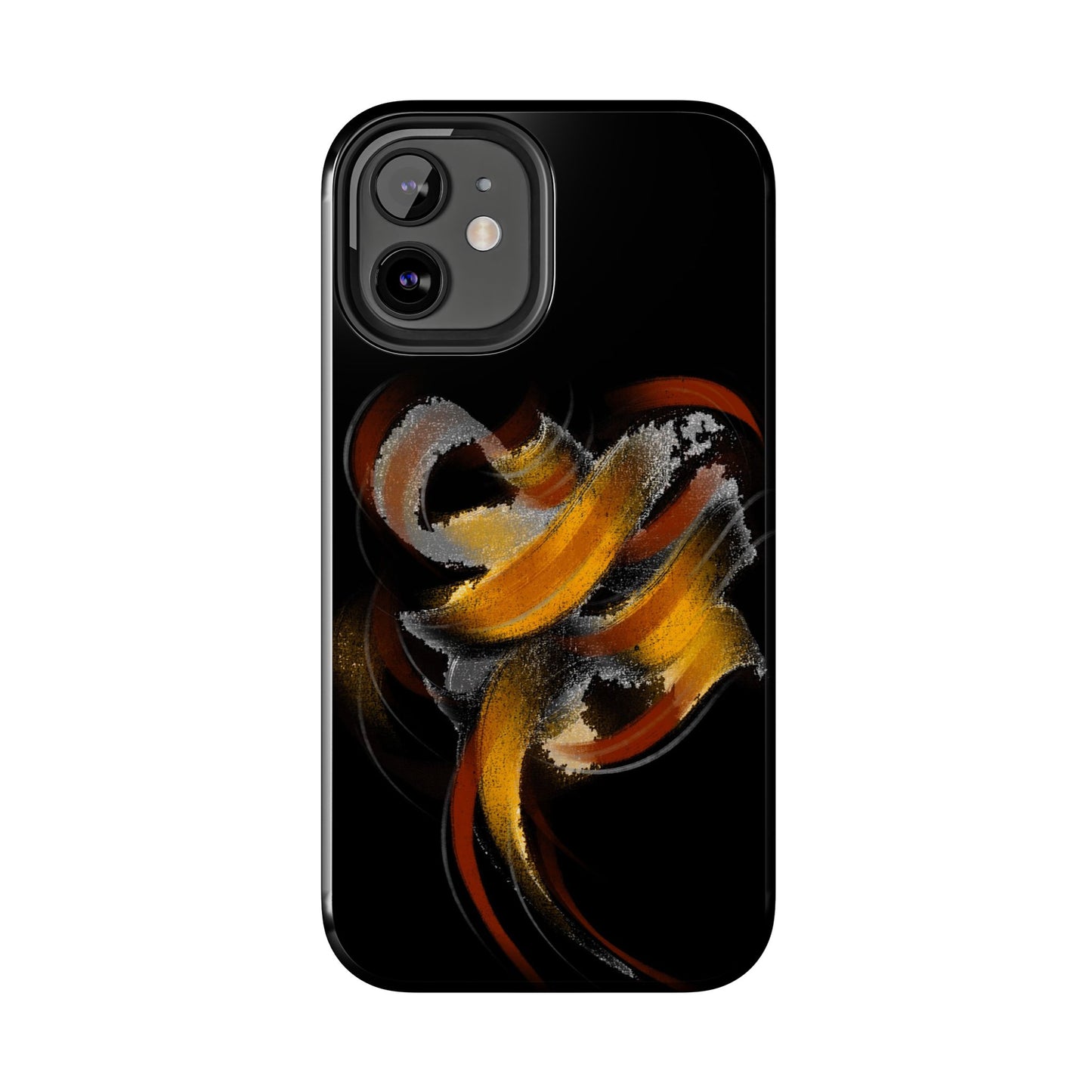 Calligraphy strokes Tough Phone Case