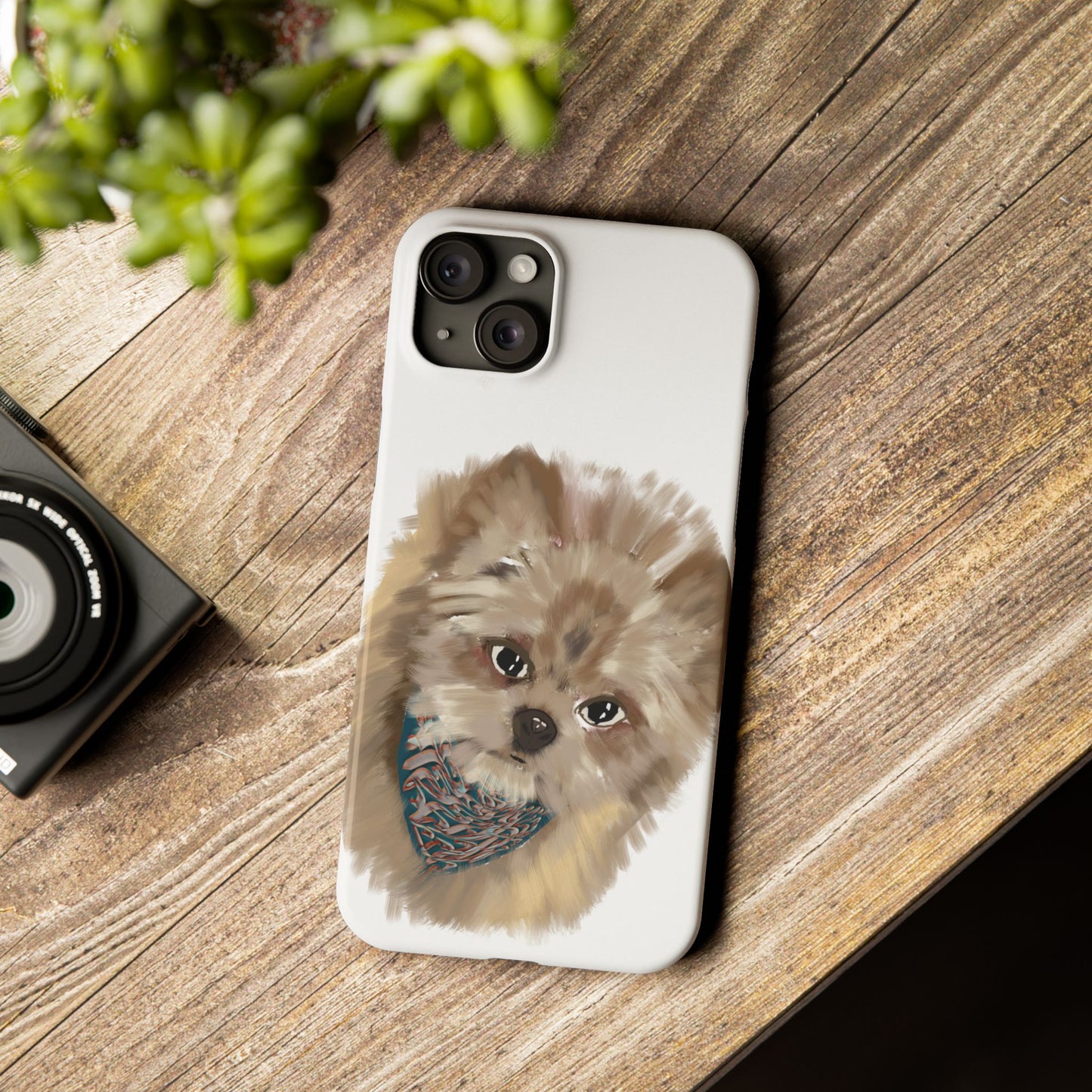 ' Modern Art Slim Phone Case-Lily