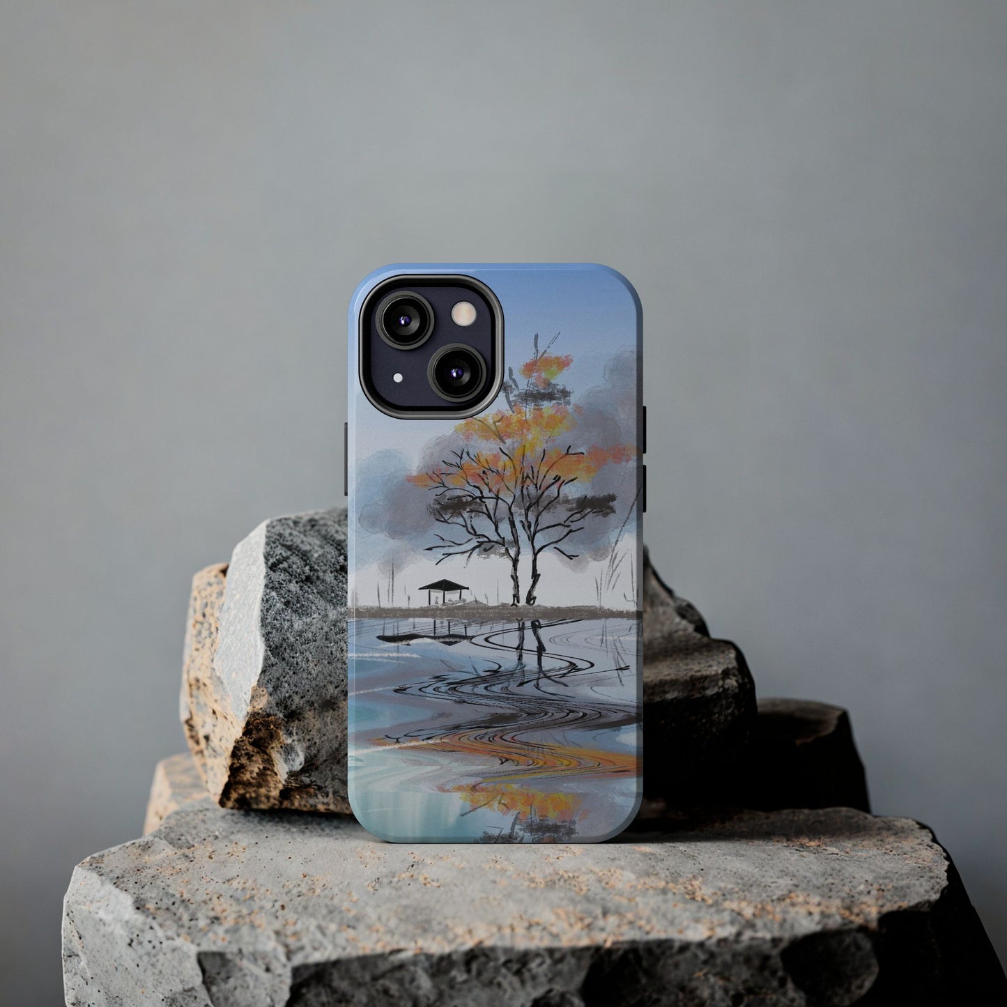 Serenity Phone Case Persian Calligraphy Art.