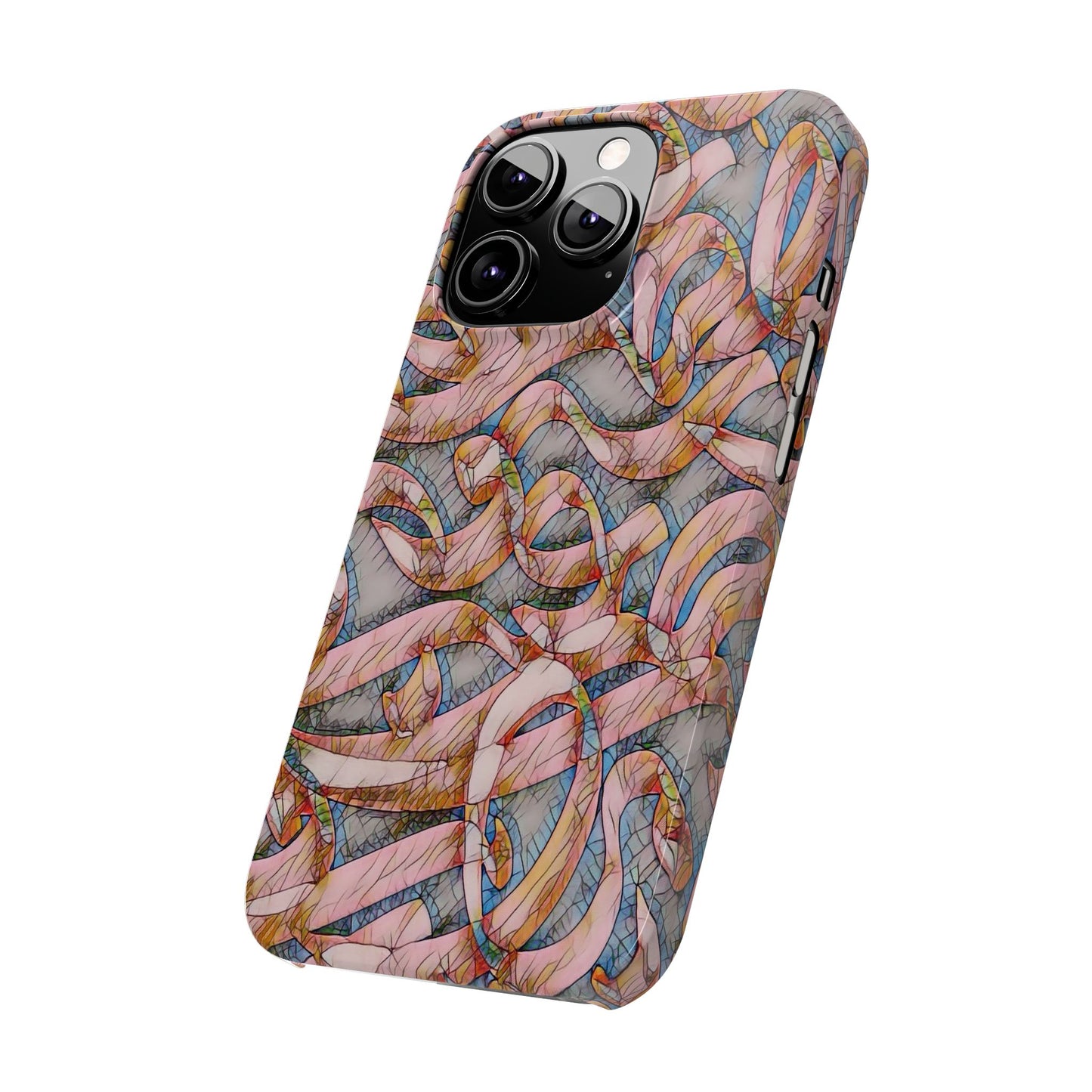 ' Modern Art Slim Phone Case -LOVE I-