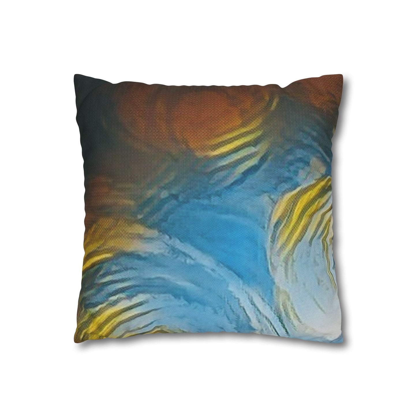 Square Pillowcase - Modern Art Portrait Watercolour Design