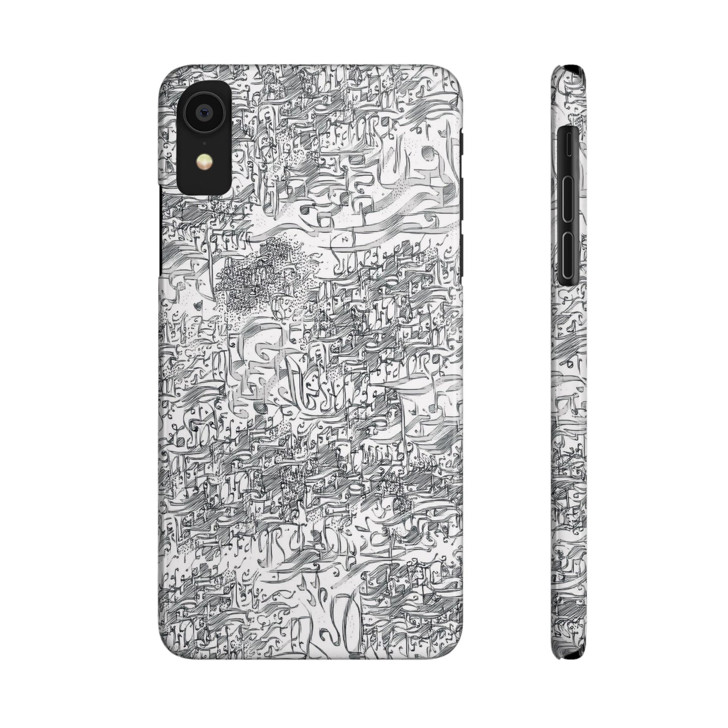 .ه,- ' Modern Art Slim Phone Case -LOVE I- I -.