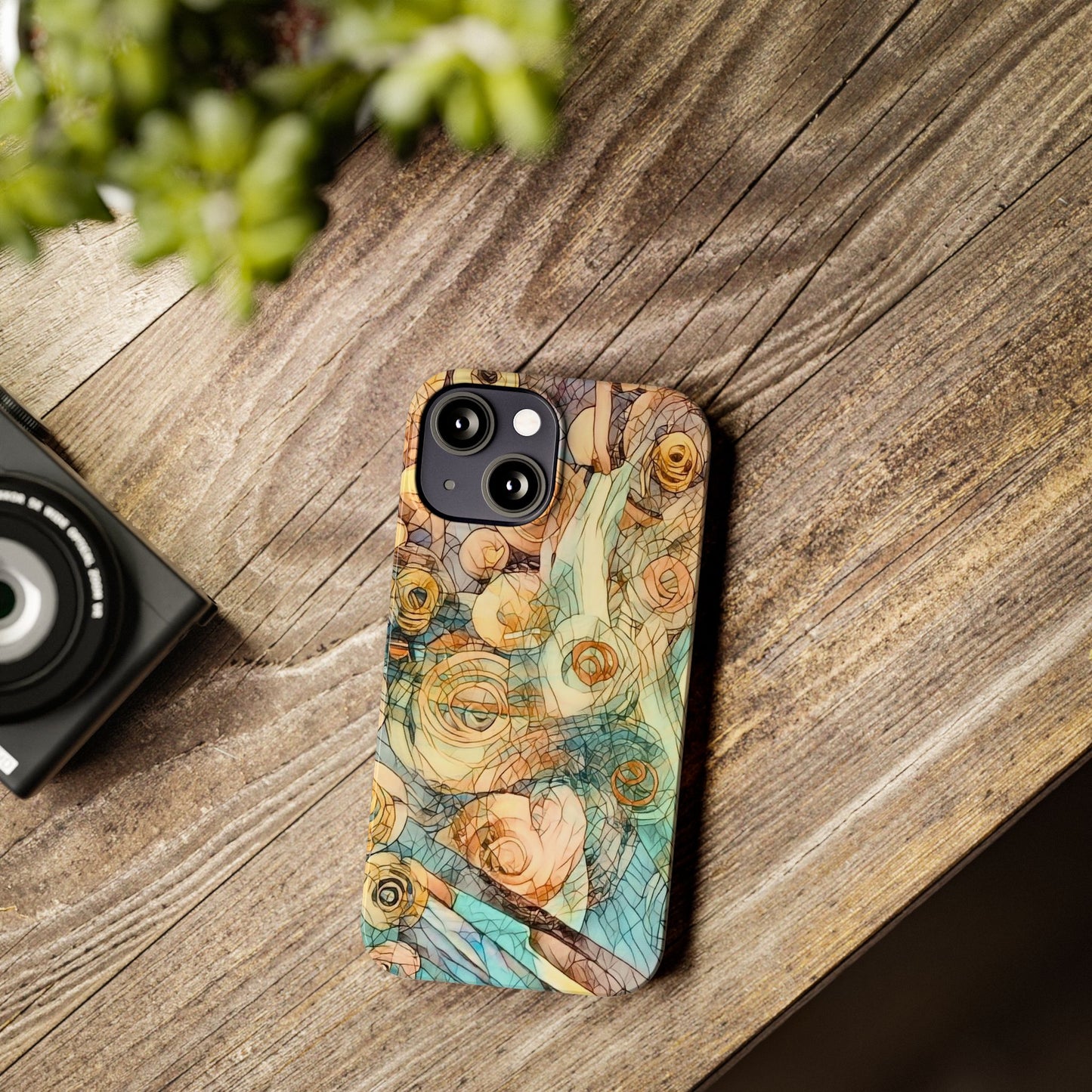 . ' Modern Art Slim Phone Case -.