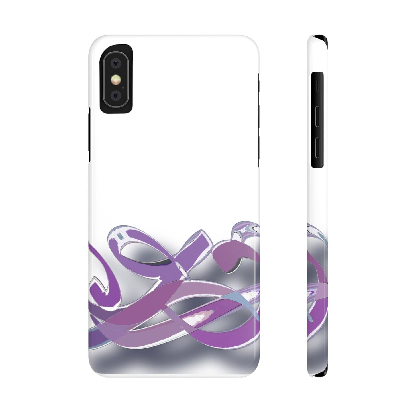 ' Modern Art Slim Phone Case -Calligraphy