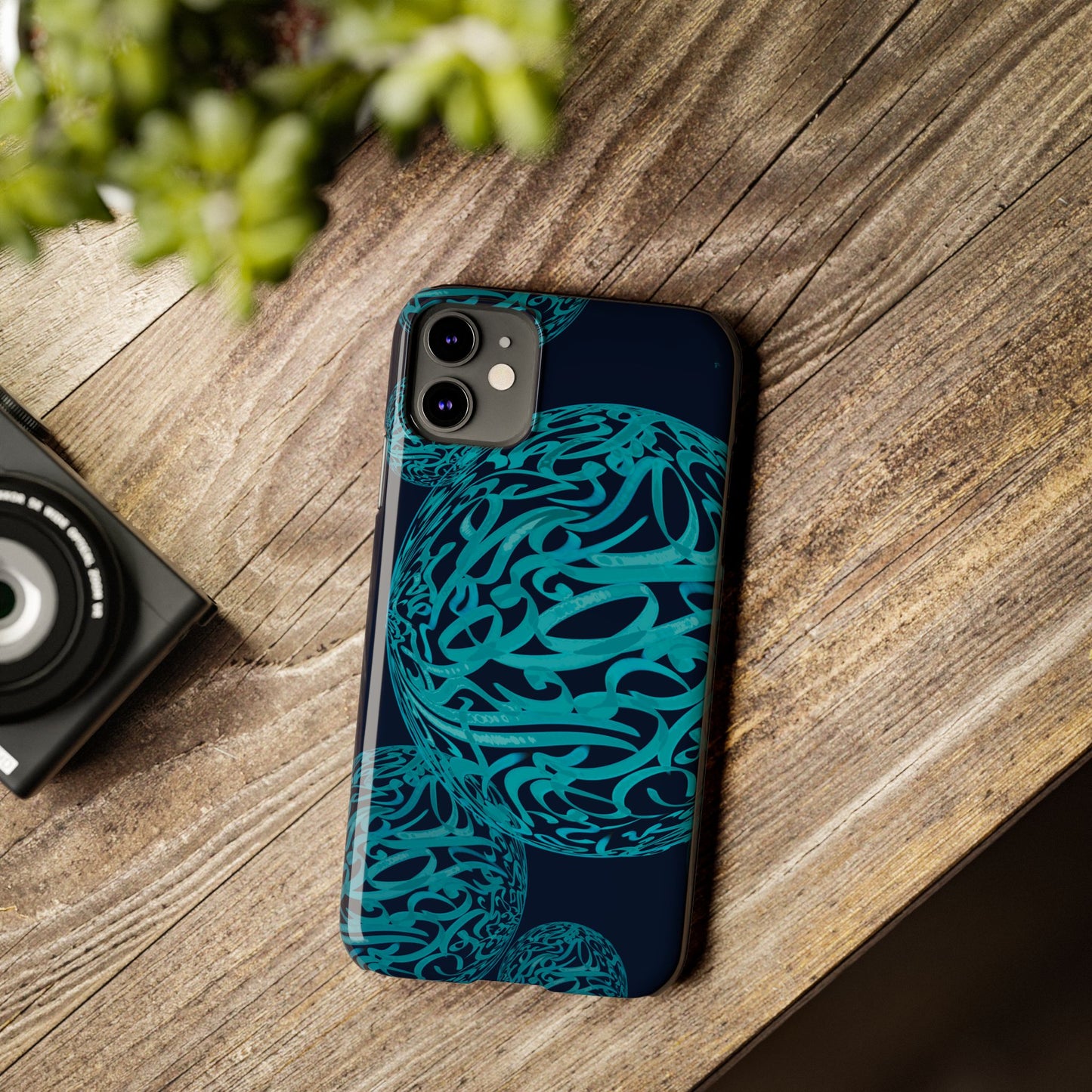' Modern Art Slim Phone Case -LOVE