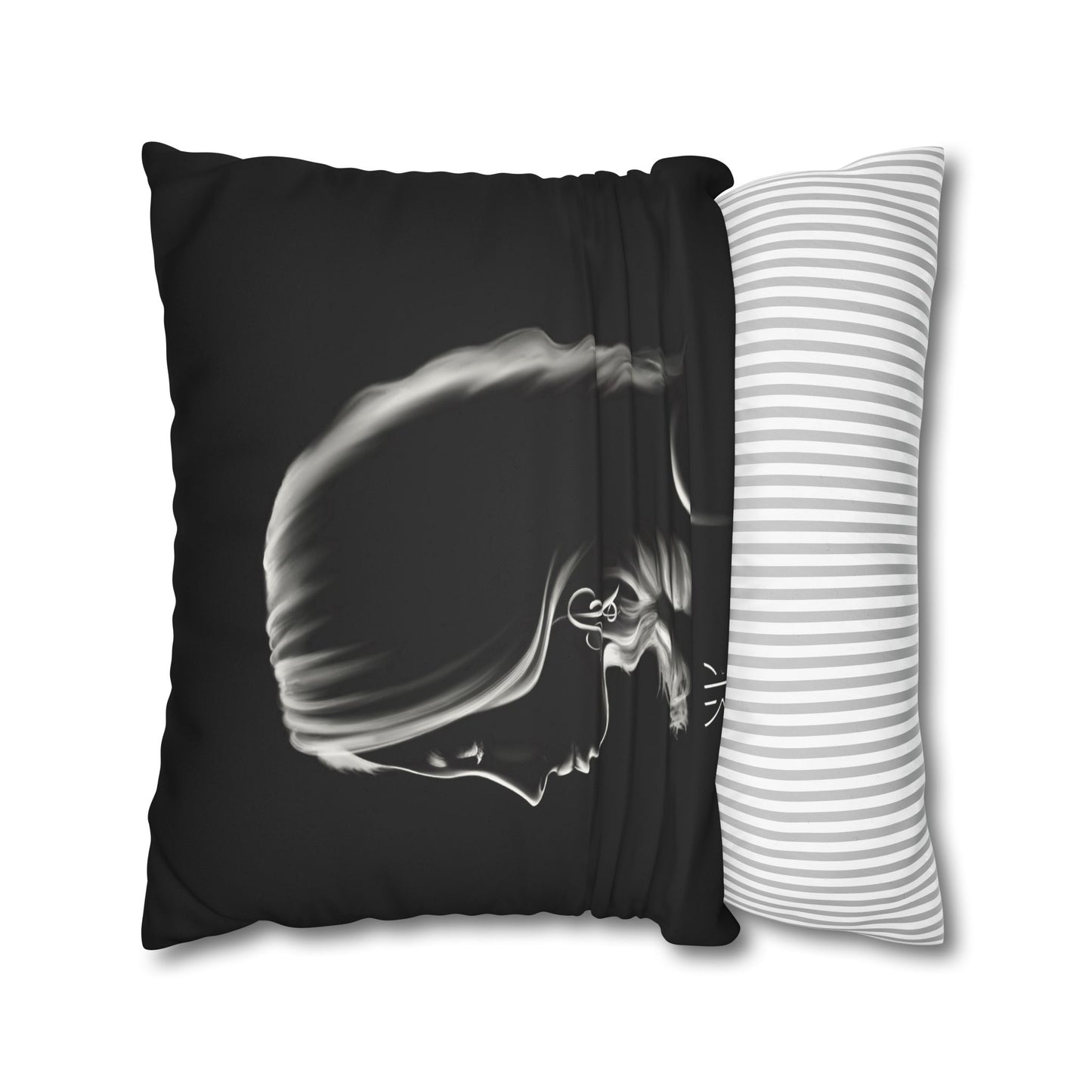 Square Pillowcase - Modern Art Portrait Watercolour Design