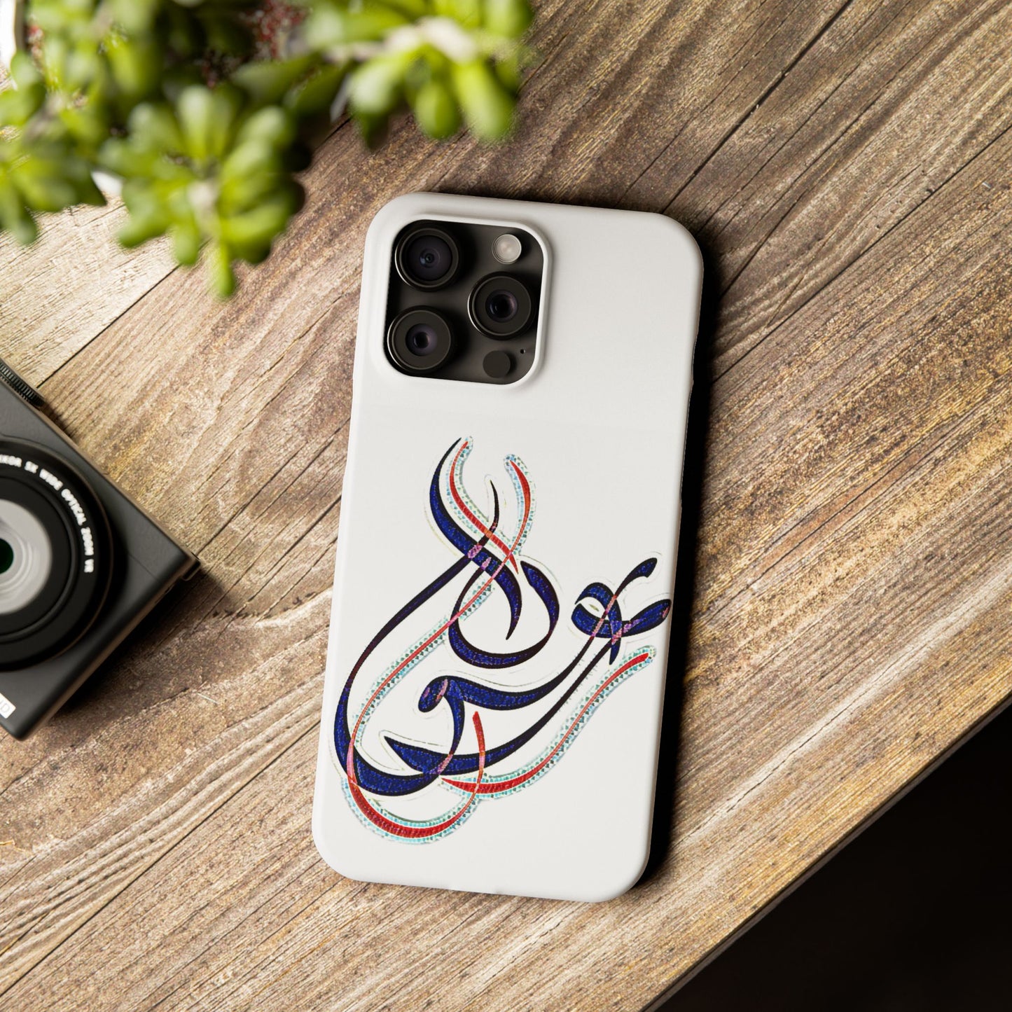 Modern Art Slim Phone Case - Eshgh (Love)