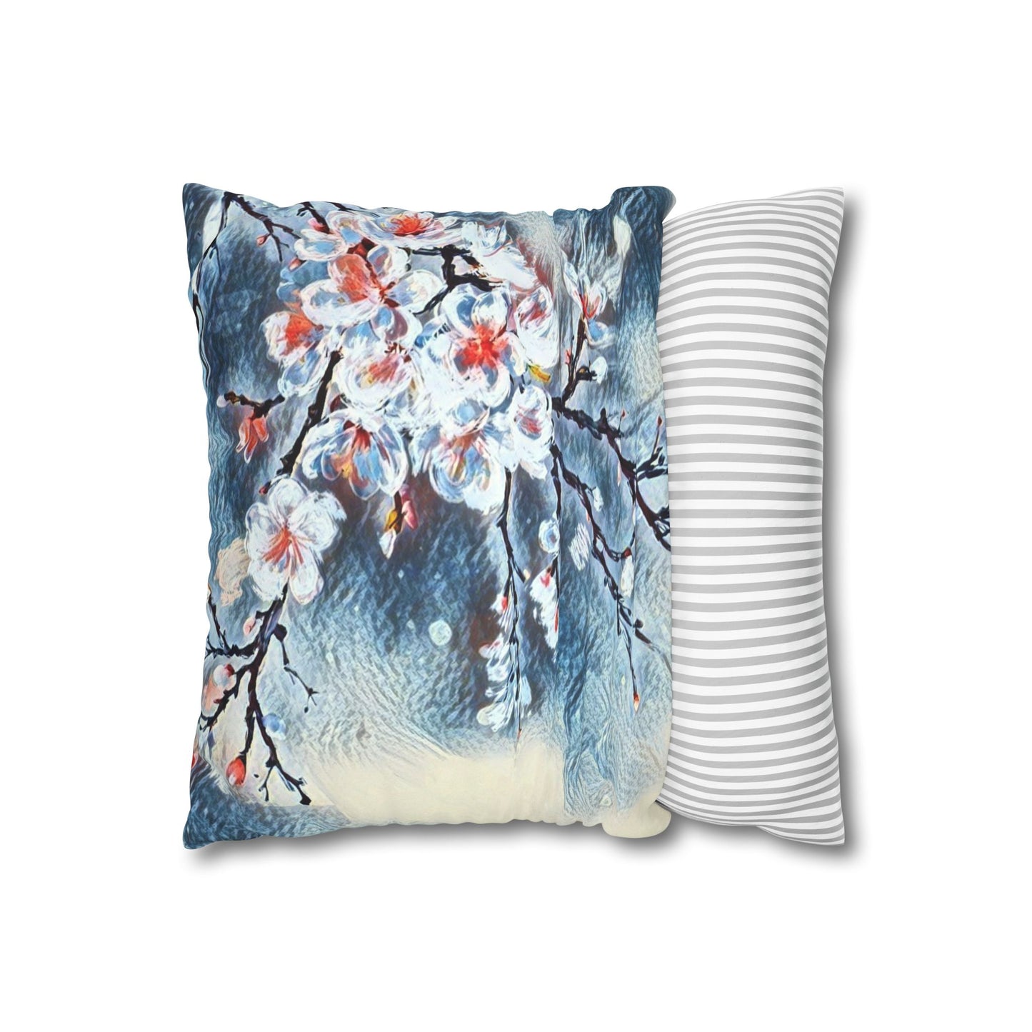 Spring Pillowcase - Modern Art Portrait Watercolour Design
