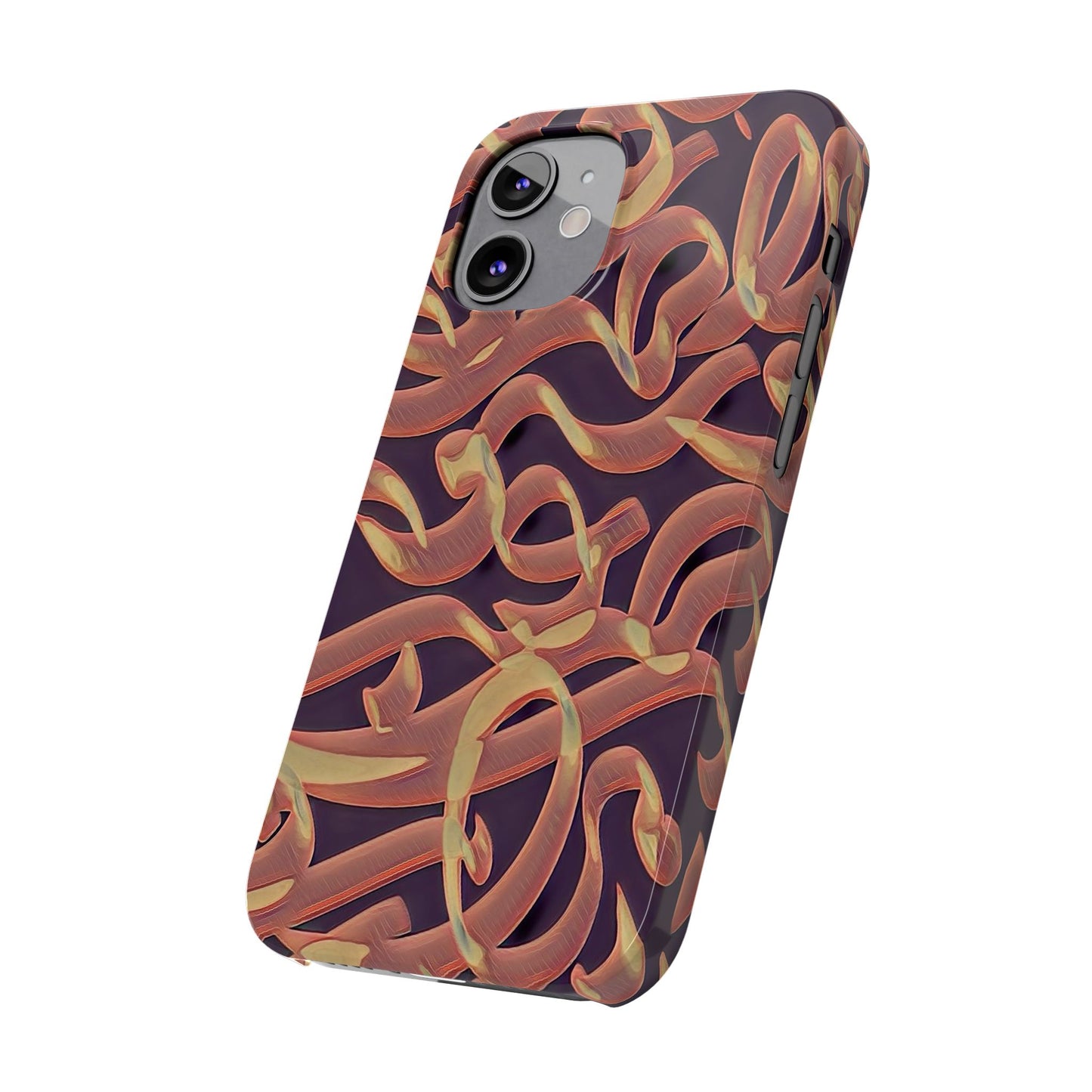 ' Modern Art Slim Phone Case -LOVE I-