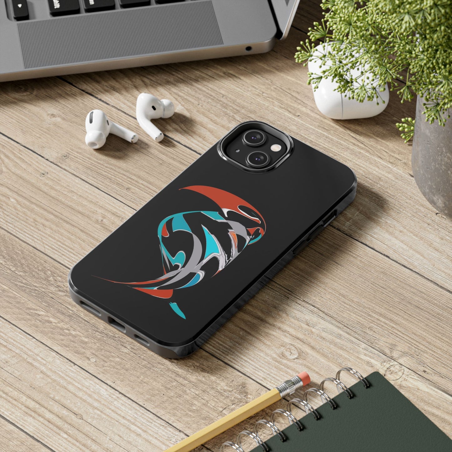 Phone Case Calligraphy Bird
