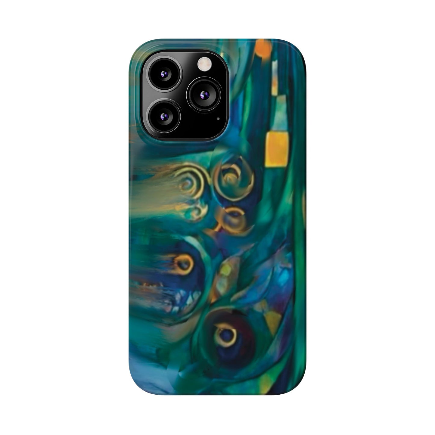' Modern Art Slim Phone Case -LOVE I-