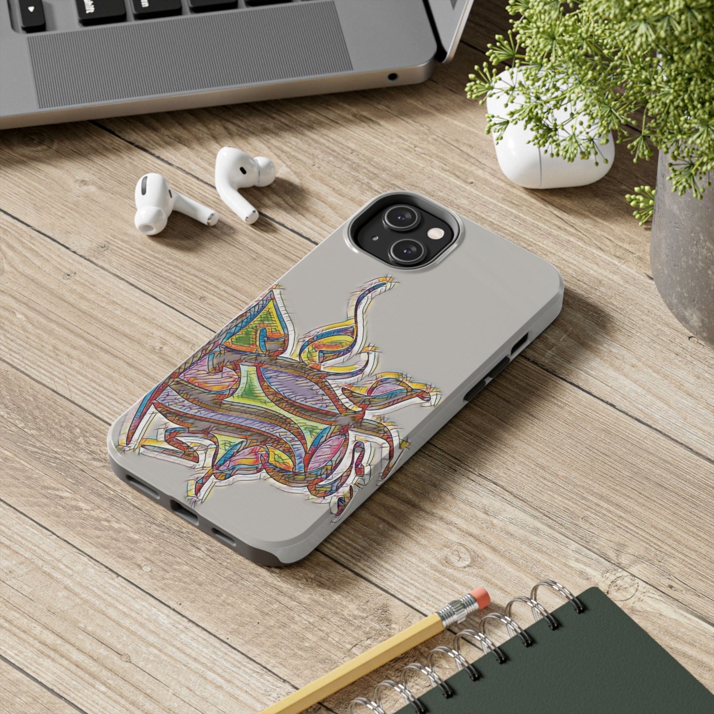 Phone Case Persian Calligraphy Modern Handwriting.