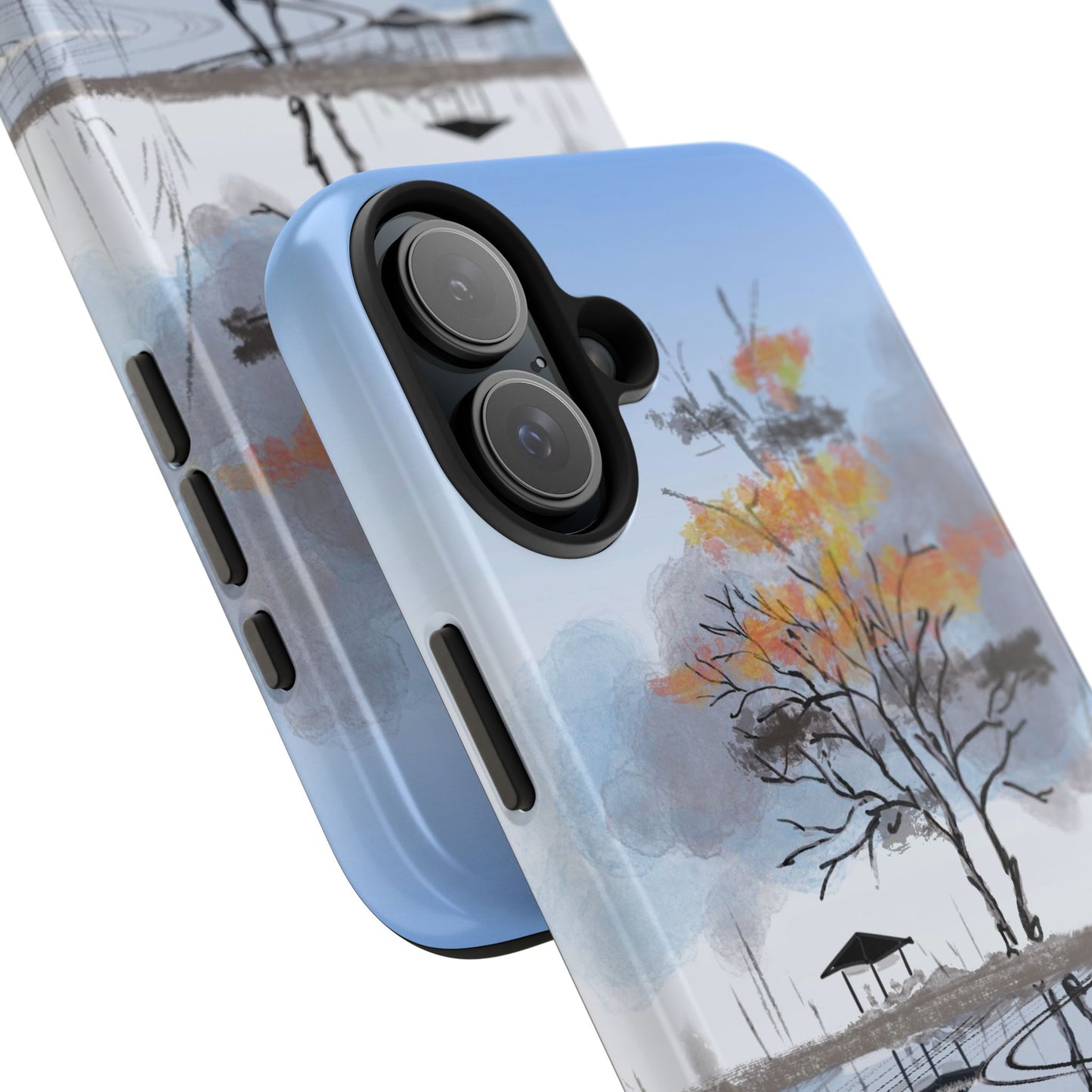 Serenity Phone Case Persian Calligraphy Art.