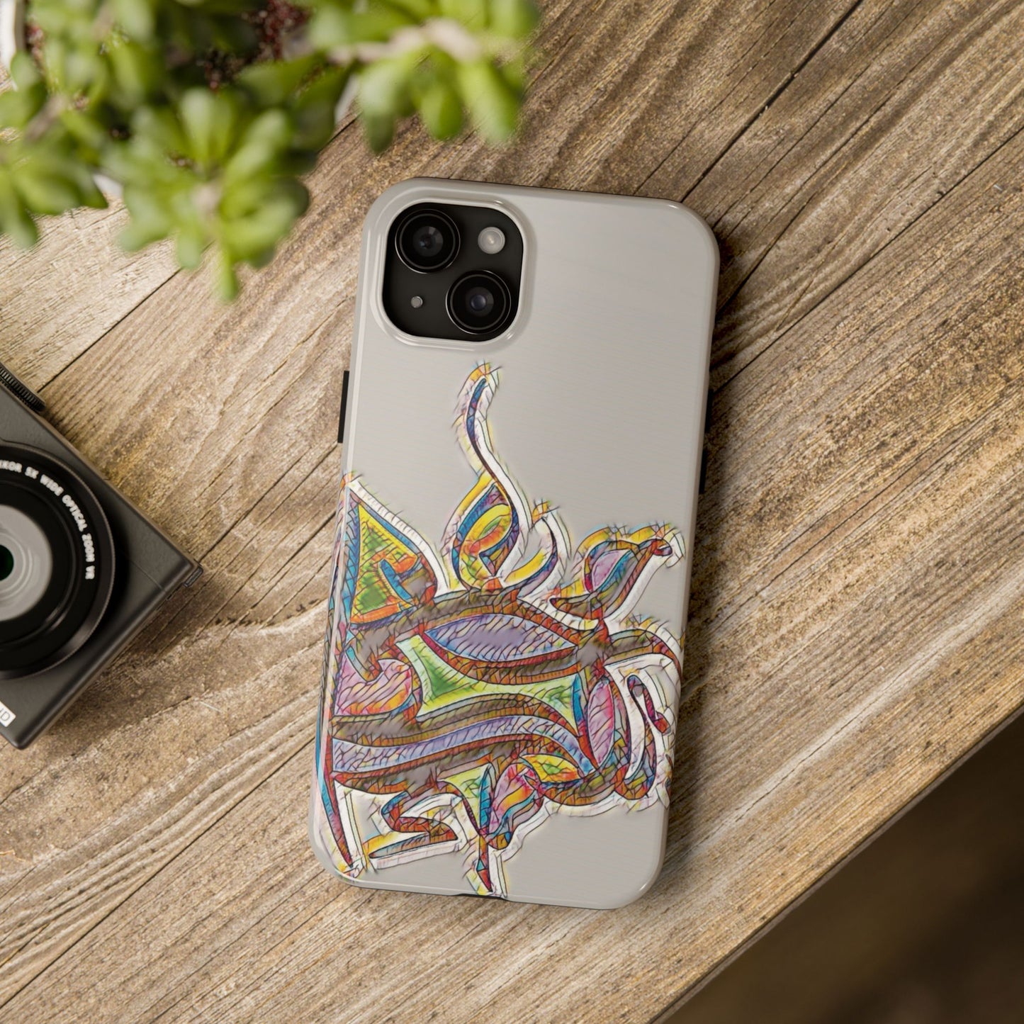 Phone Case Persian Calligraphy Modern Handwriting.