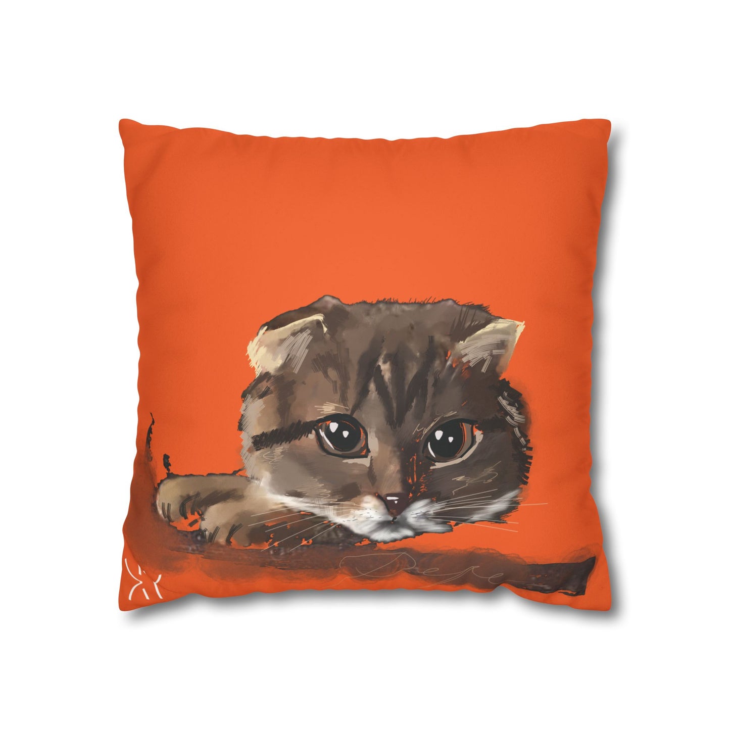 Pepe Pillowcase - Modern Art Portrait Watercolour Design