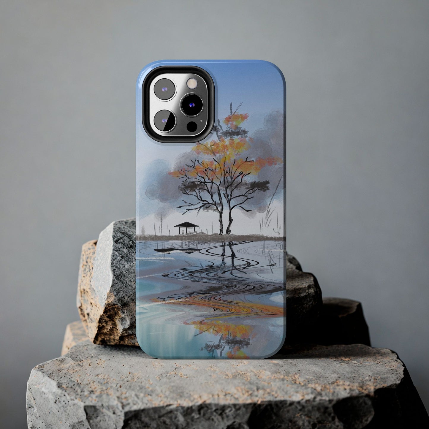 Serenity Phone Case Persian Calligraphy Art.