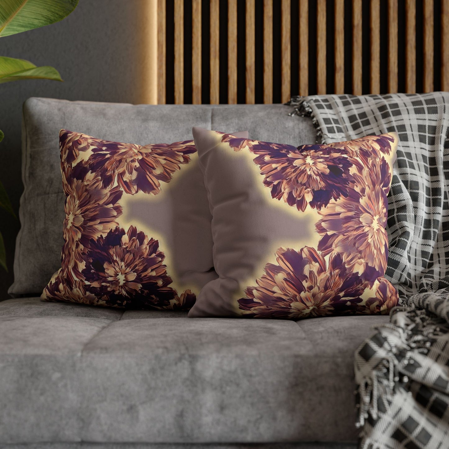 Copy of Modern Digital Painting ' Faux Suede Pillowcase - Home Design