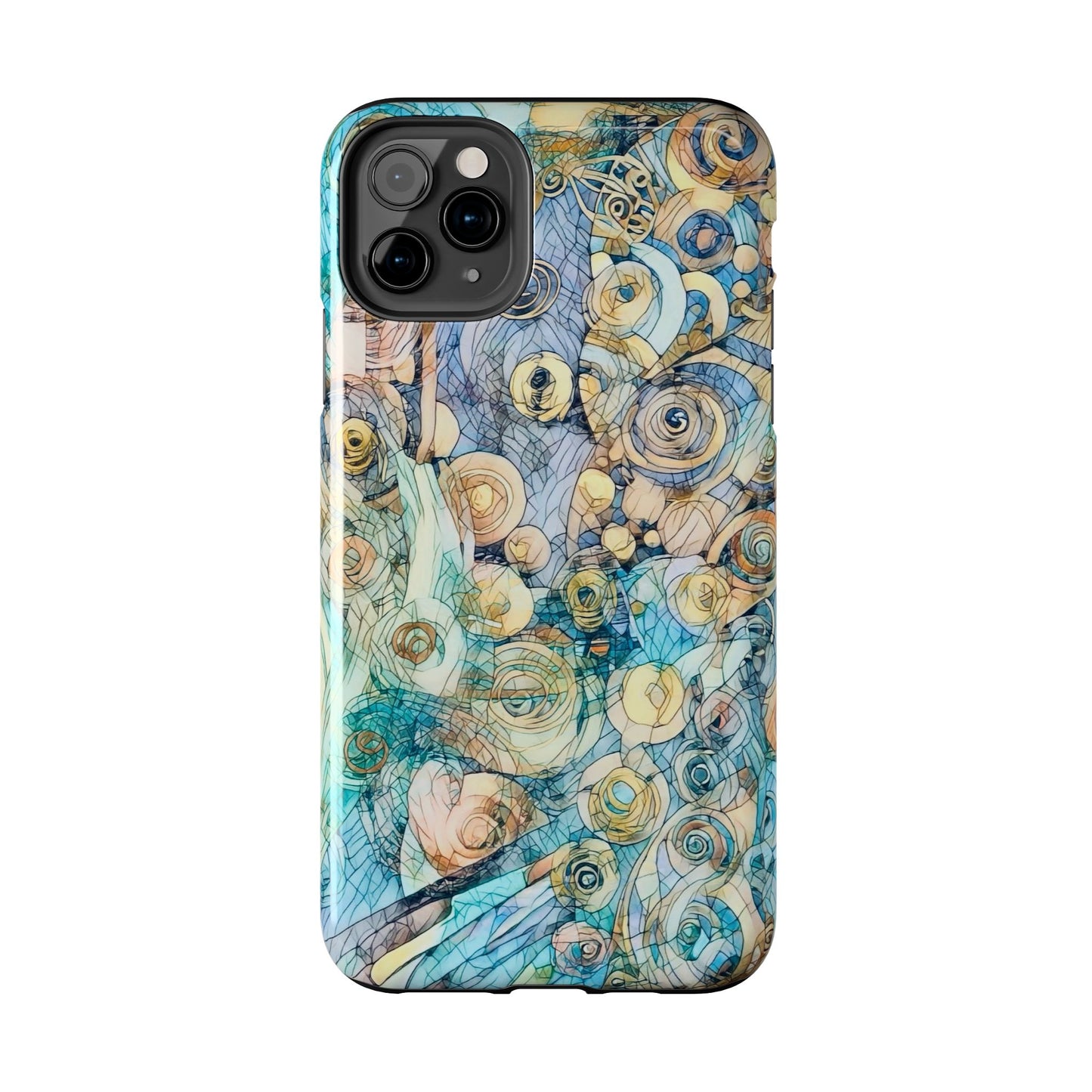 Golden Swirls Phone Case