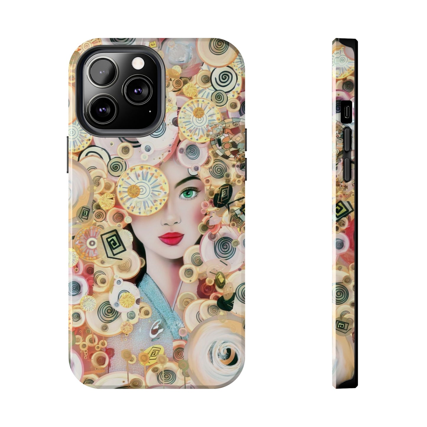 Phone Case - Persian Art Inspired Beautiful Girl Design