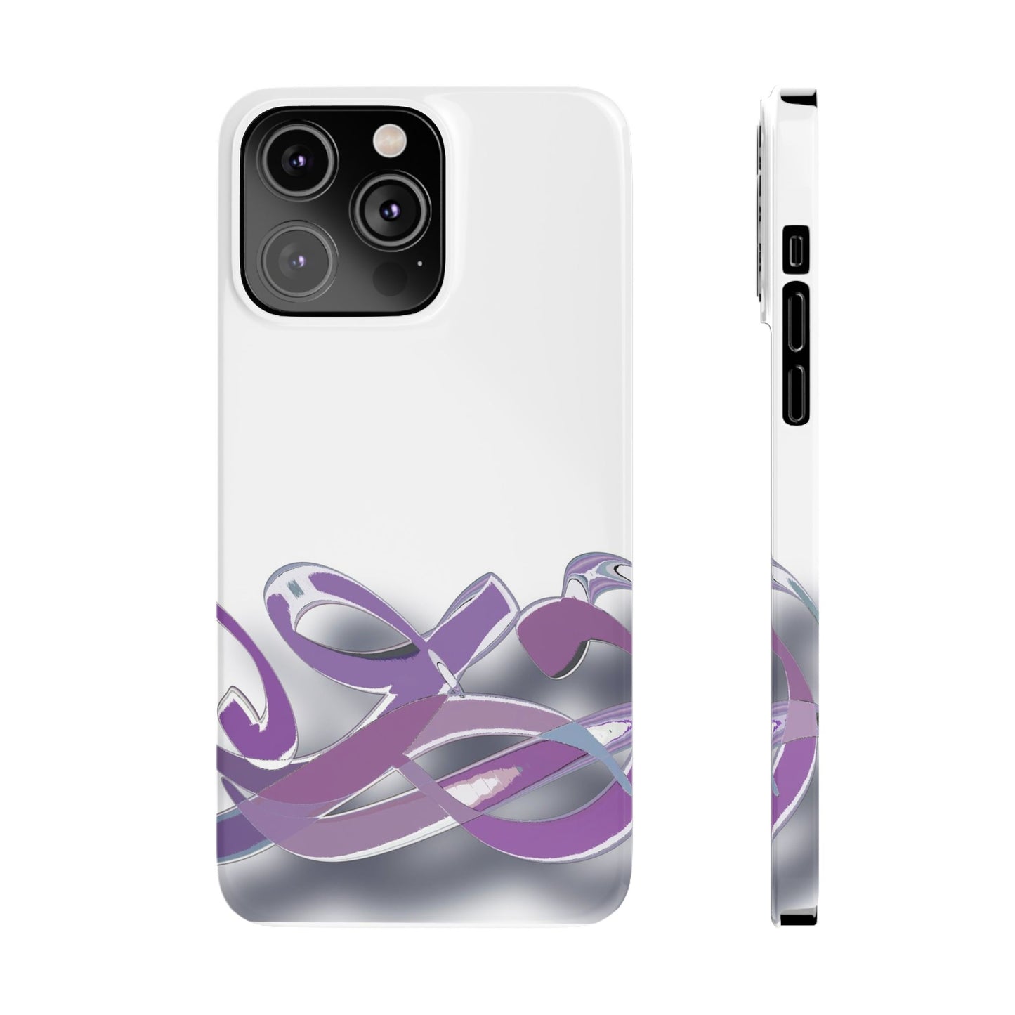 ' Modern Art Slim Phone Case -Calligraphy