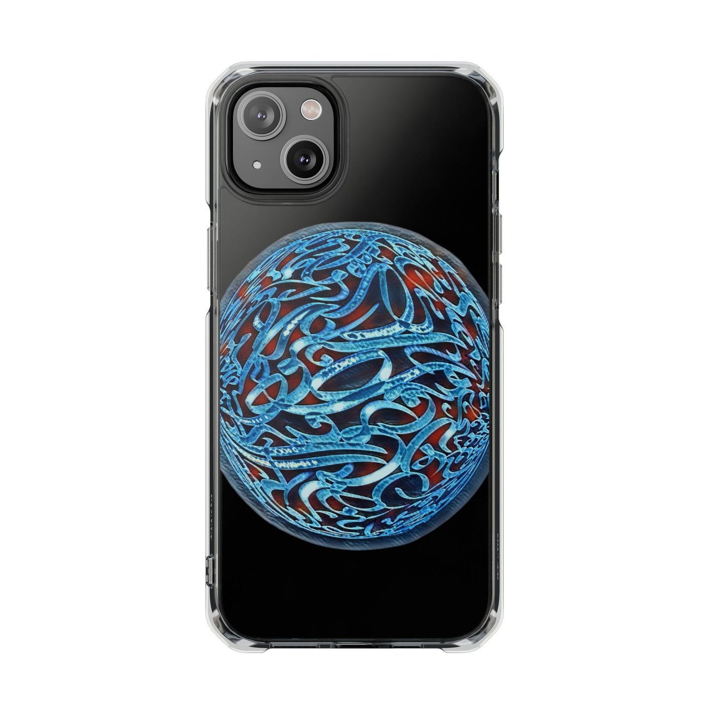 Copy of Phone Case - Pink Ribbon Persian Calligraphy Design - Magnetic Case