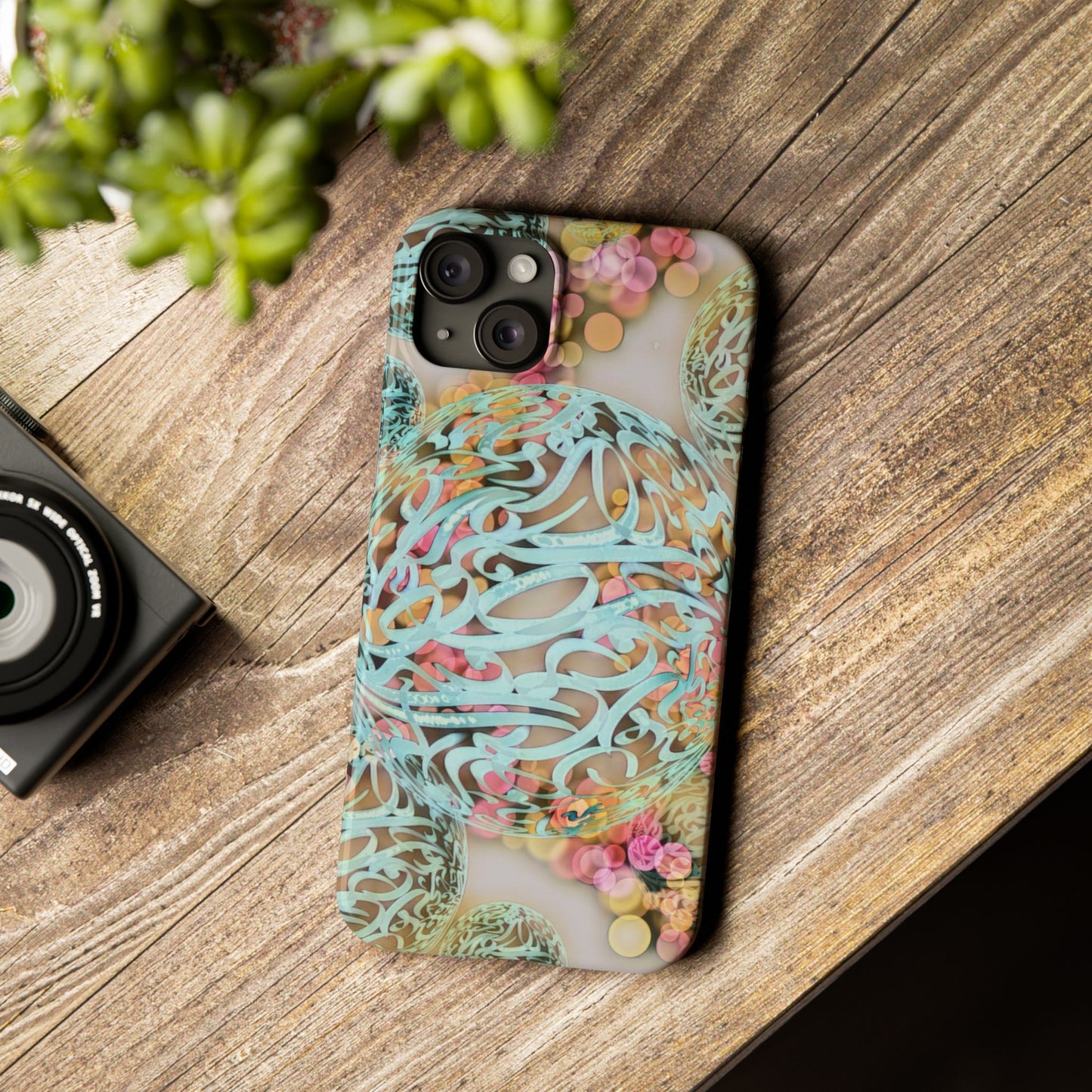 Copy of Copy of Copy of ' Modern Art Slim Phone Case -LOVE I-
