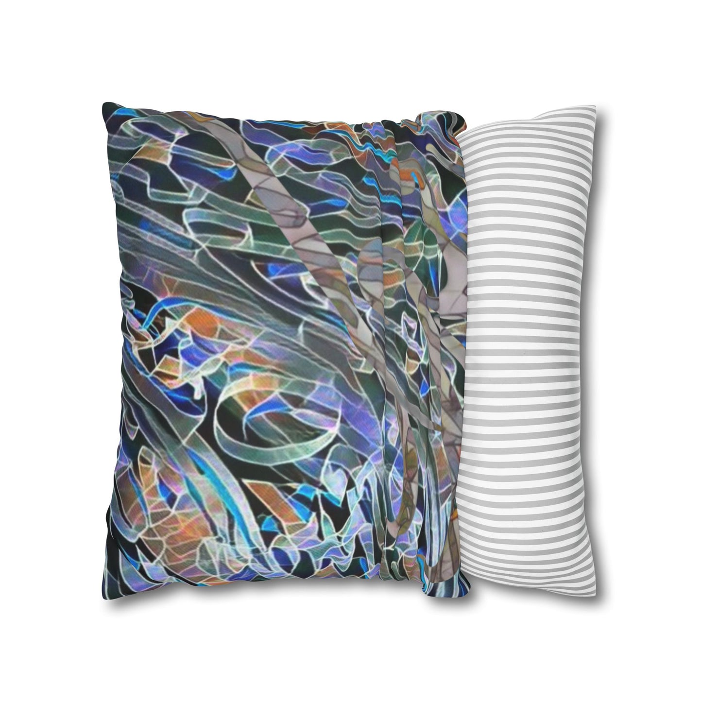 Modern art inspired beauty Faux Suede Square Pillow Cover l