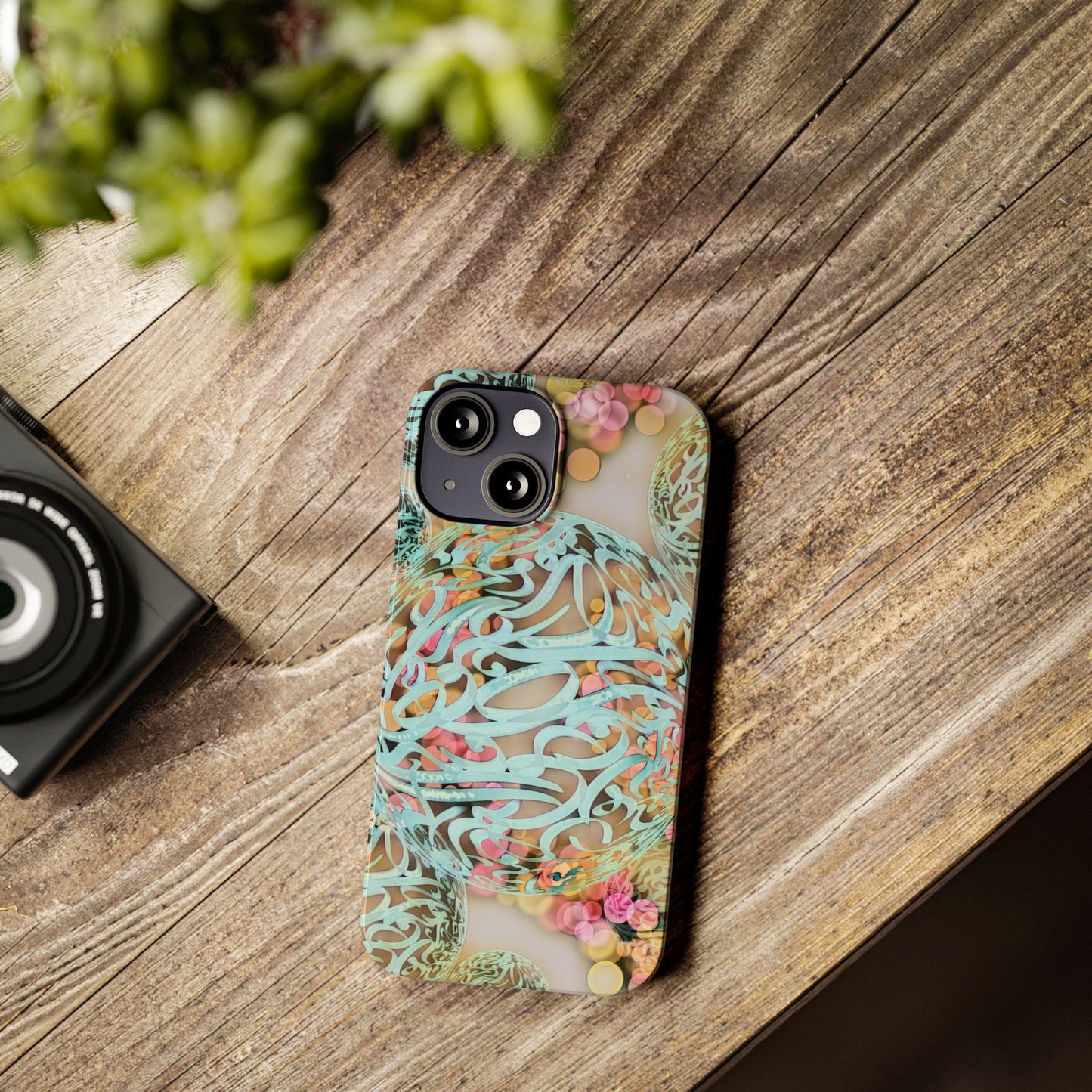 Copy of Copy of Copy of ' Modern Art Slim Phone Case -LOVE I-