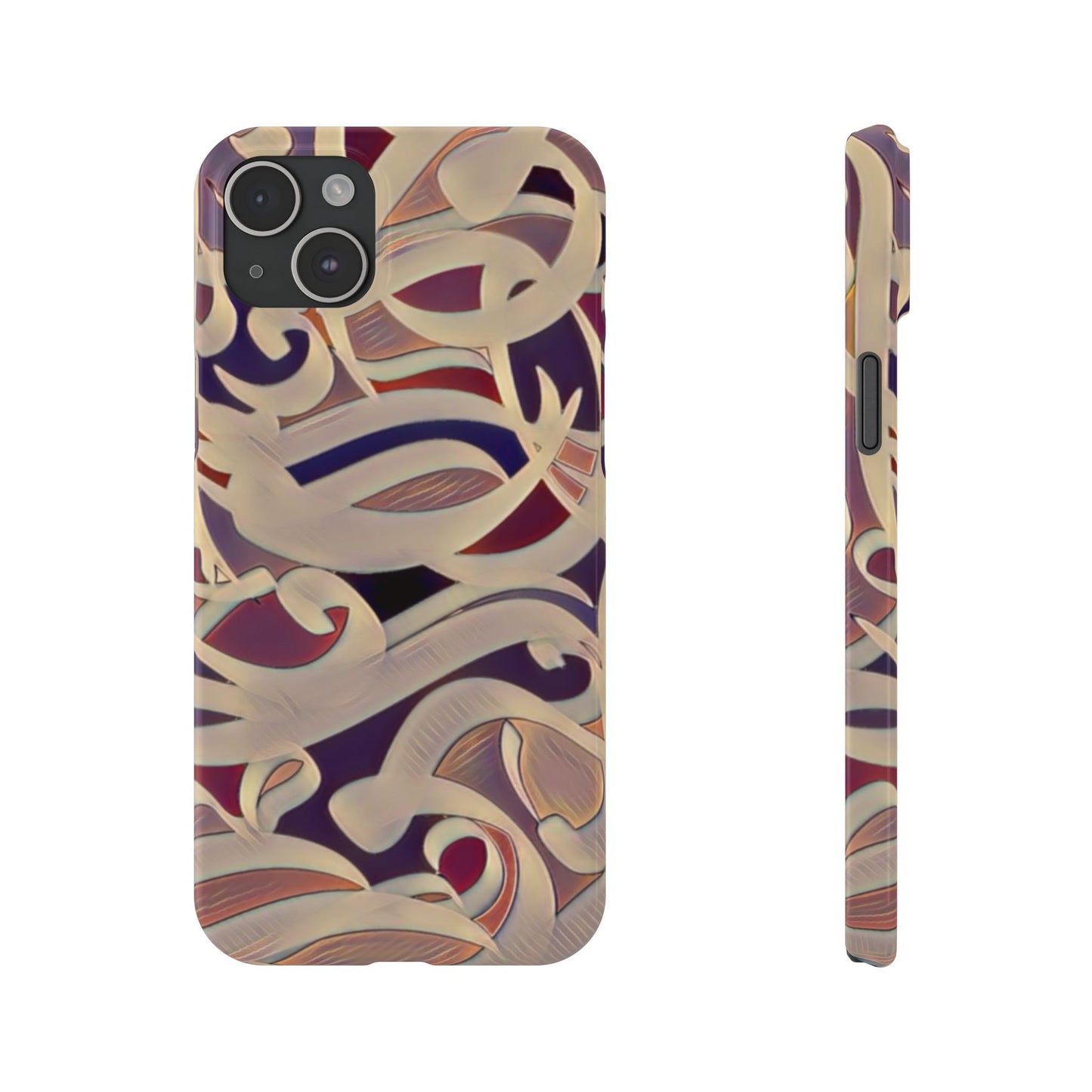 ' Modern Art Slim Phone Case -LOVE