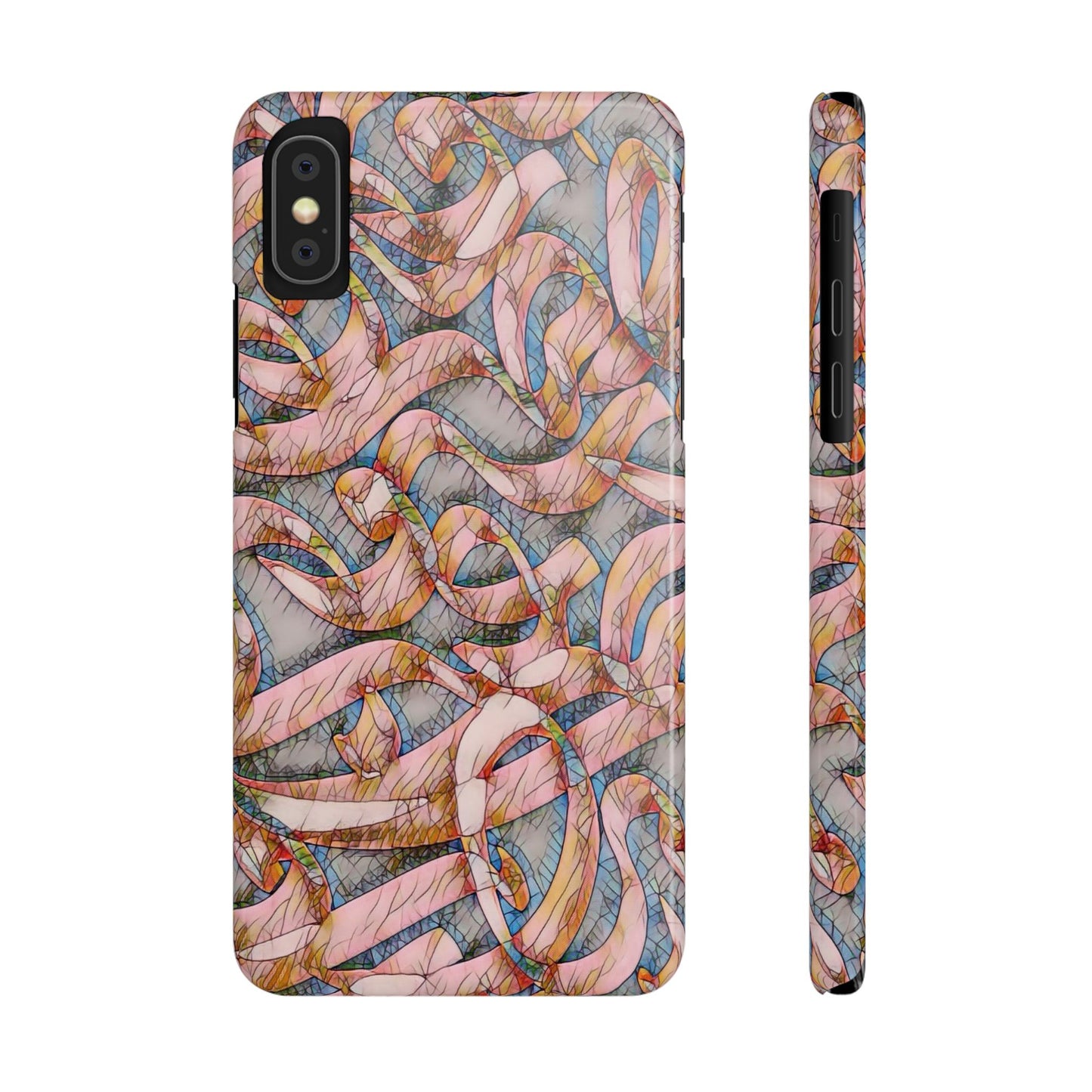 ' Modern Art Slim Phone Case -LOVE I-