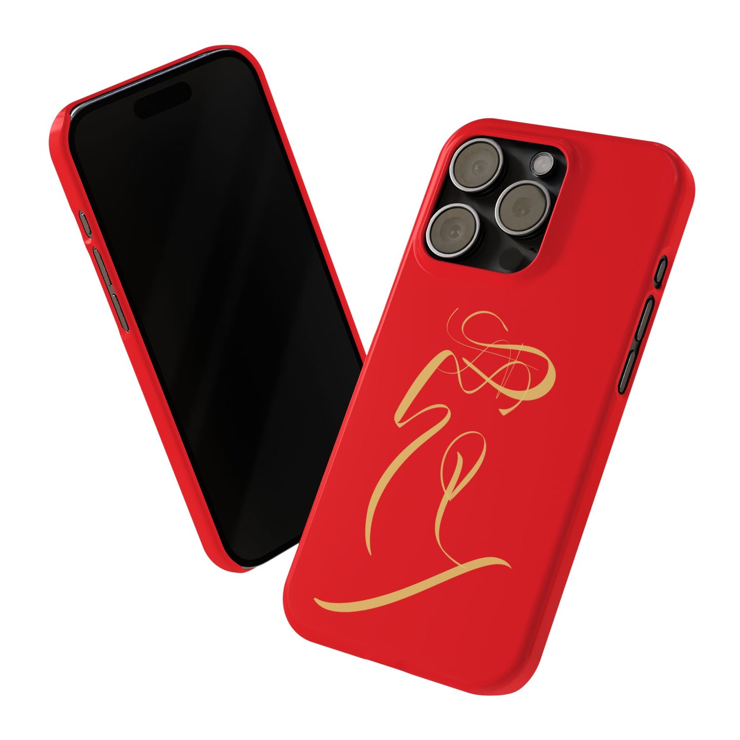 Modern Calligraphy Slim Phone Case -LOVE