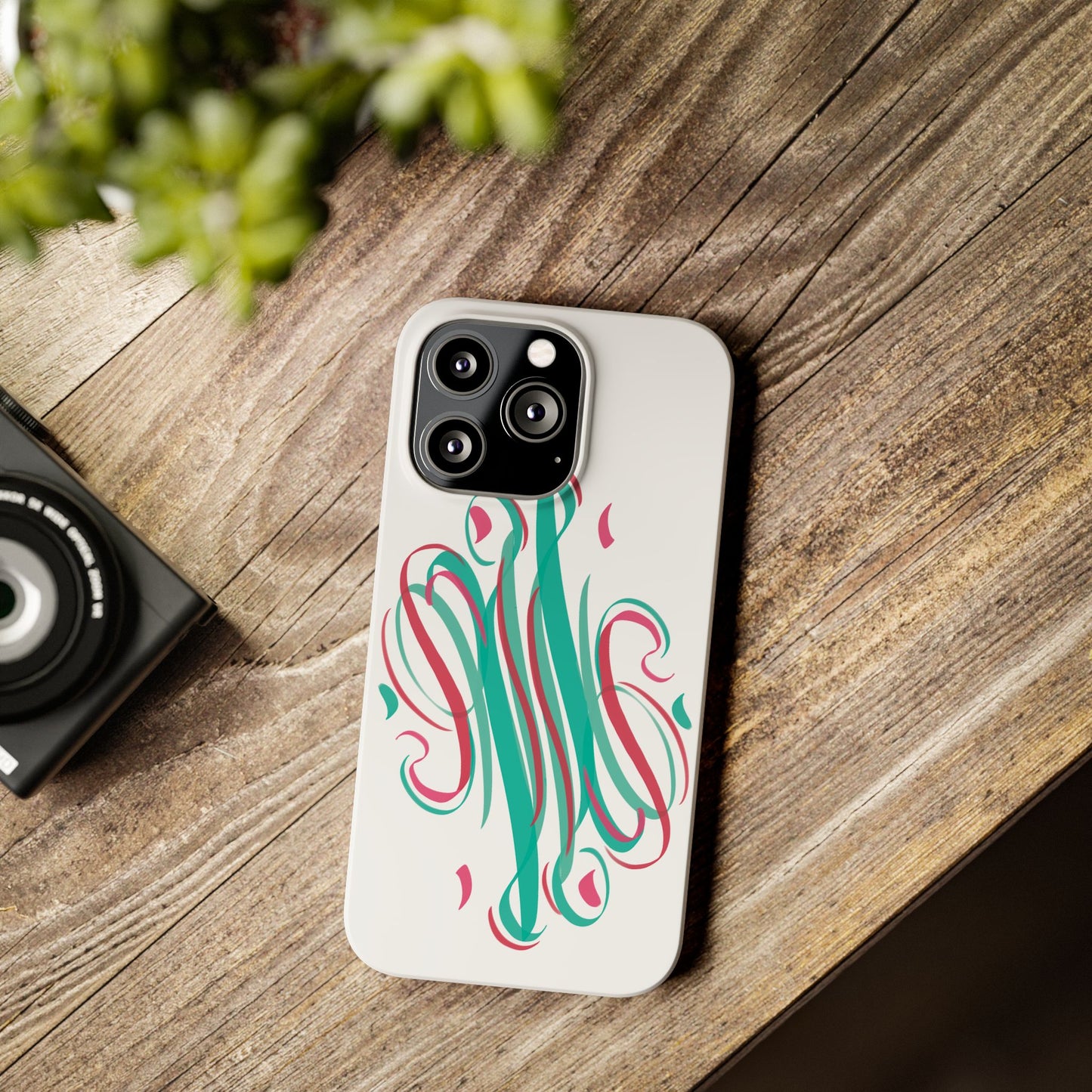 Spring inspired Modern Art Slim Phone Case -,
