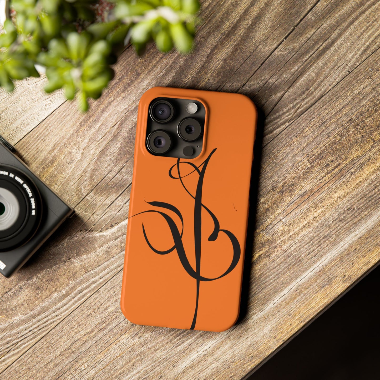 ' Modern Art Slim Phone Case -LOVE,