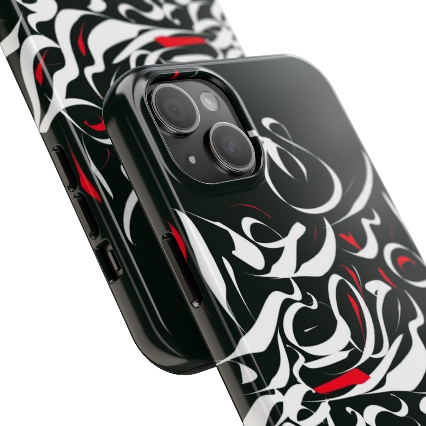 Phone Case Calligraphy Red Black White Tough Phone Case