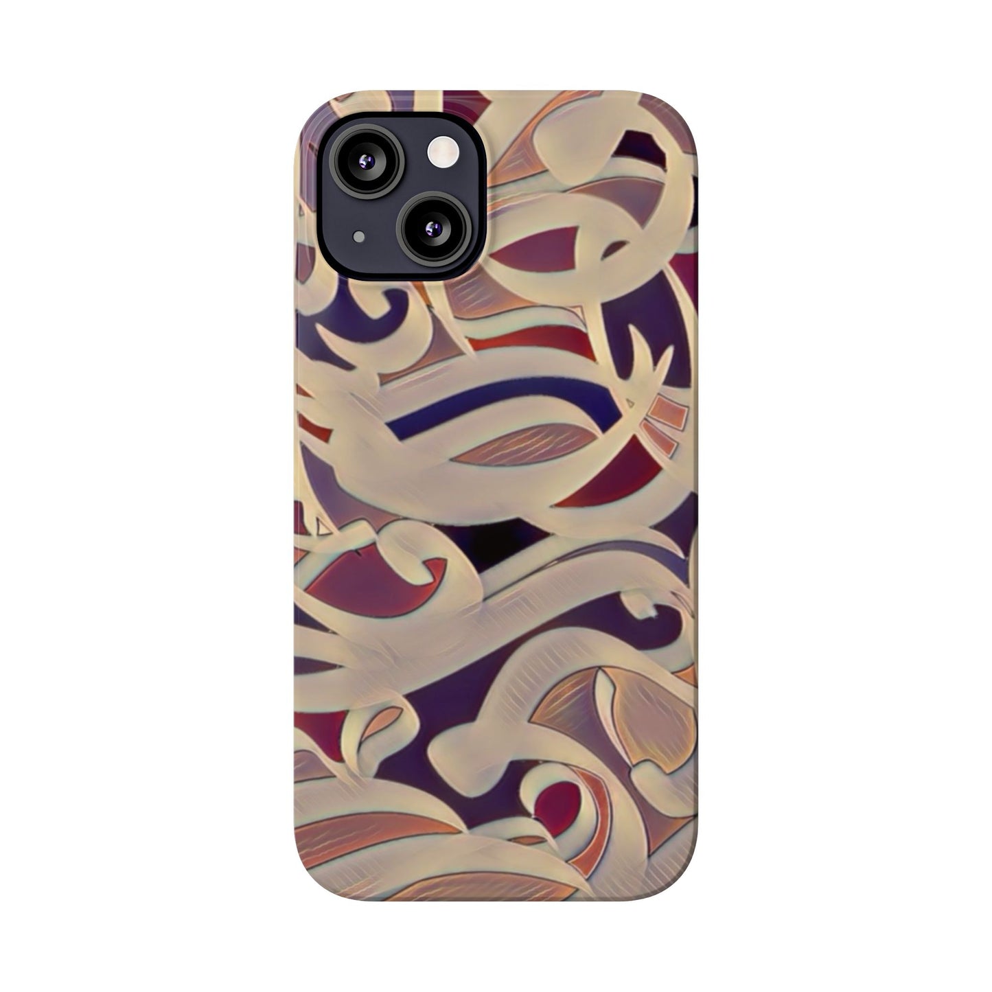 ' Modern Art Slim Phone Case -LOVE