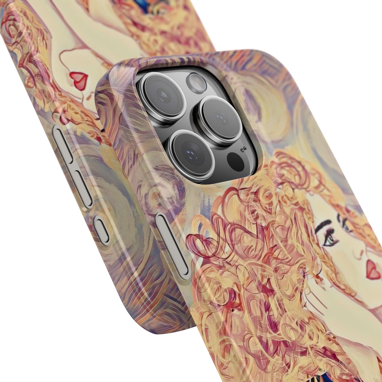 ' Modern Art Slim Phone Case -LOVE,