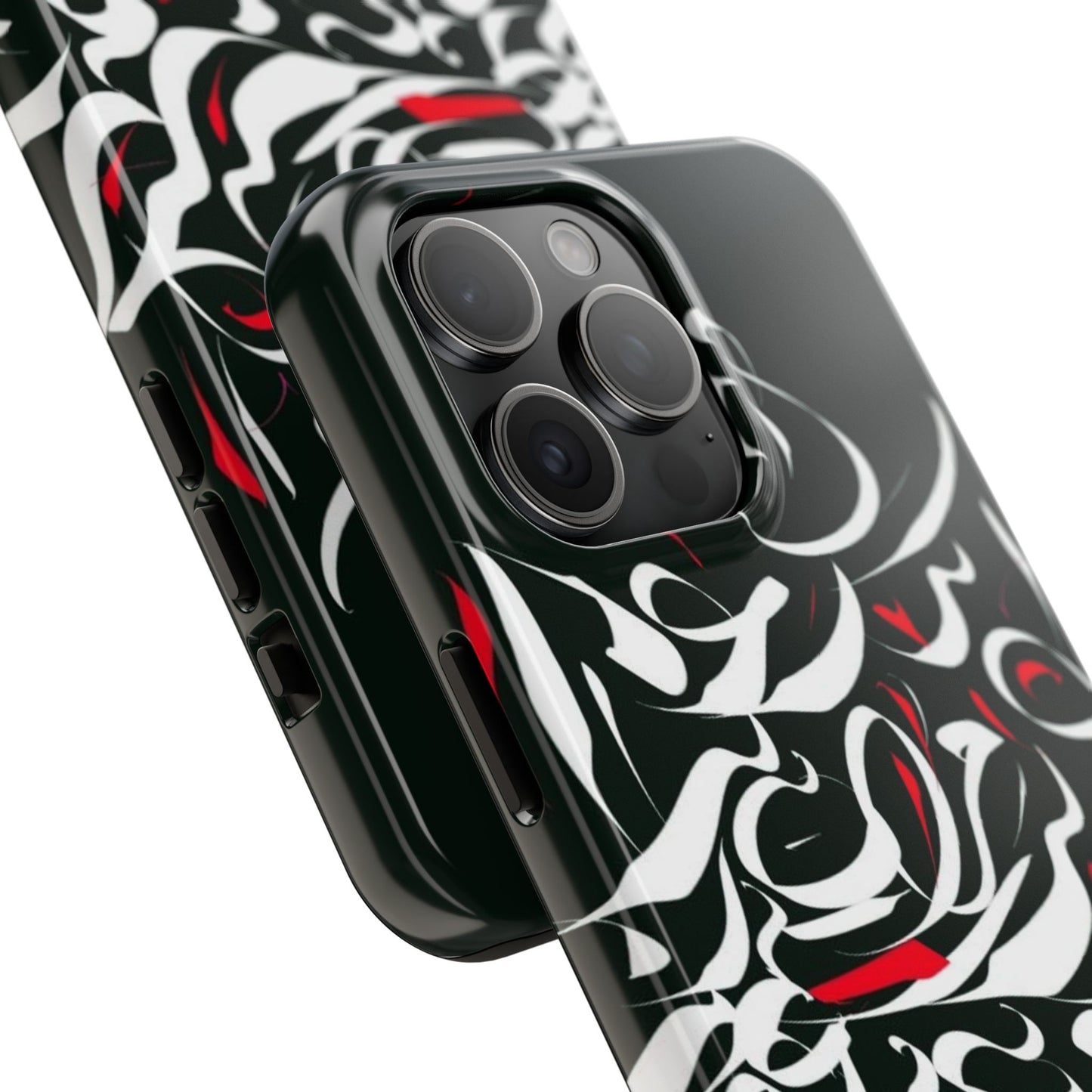 Phone Case Calligraphy Red Black White Tough Phone Case