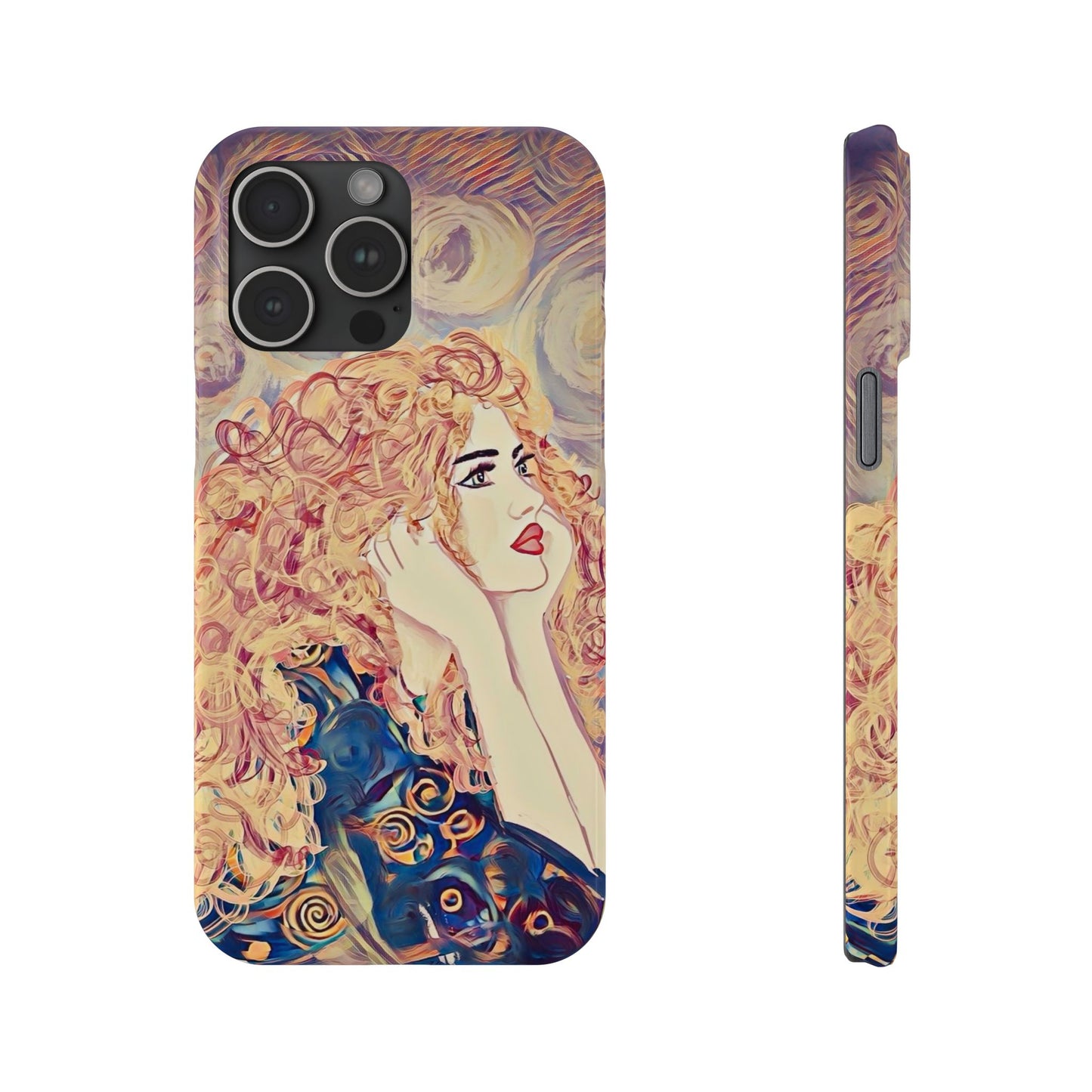 ' Modern Art Slim Phone Case -LOVE,
