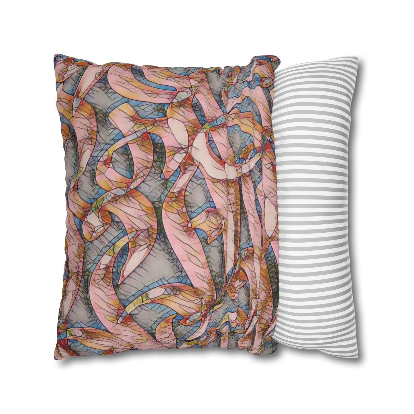 Copy of Pillowcase - Modern Art Portrait Watercolour Design