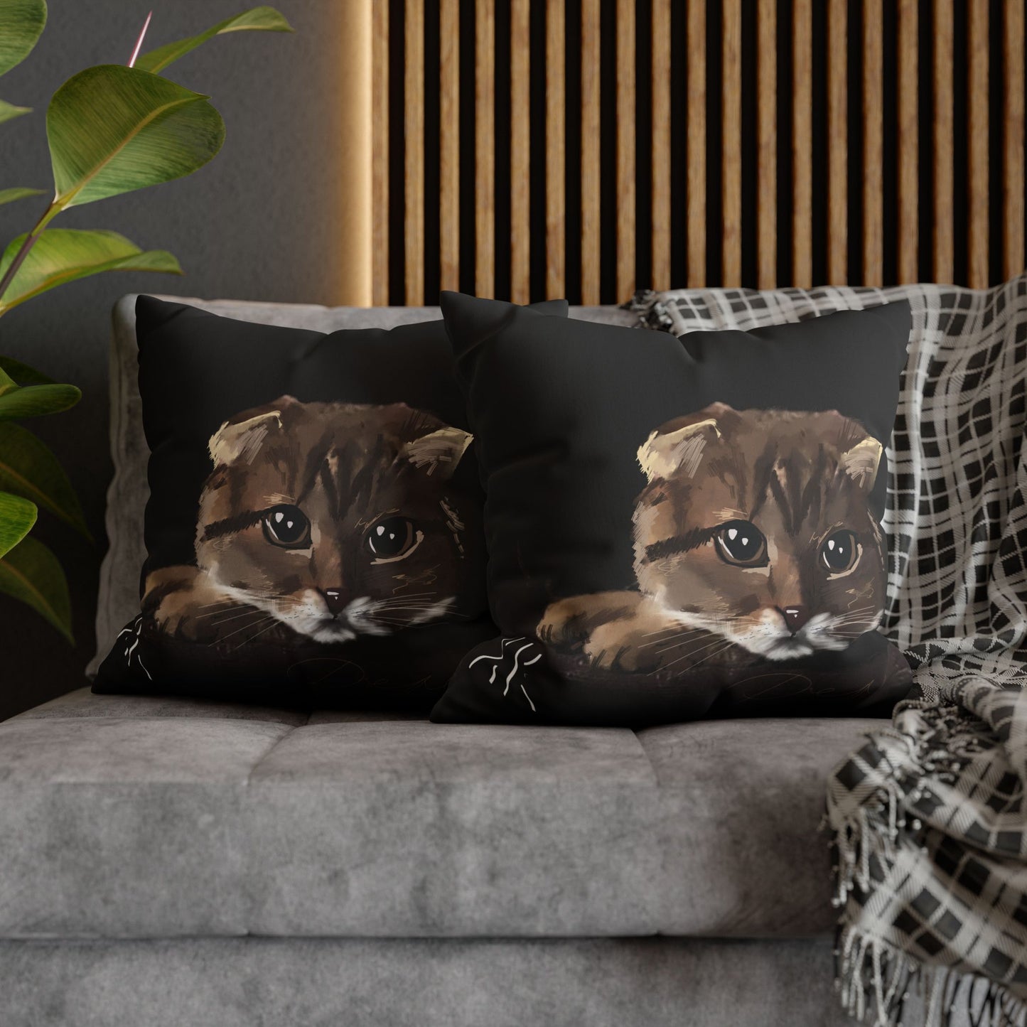 Copy of Pepe Pillowcase -Modern Art Portrait Watercolour Design