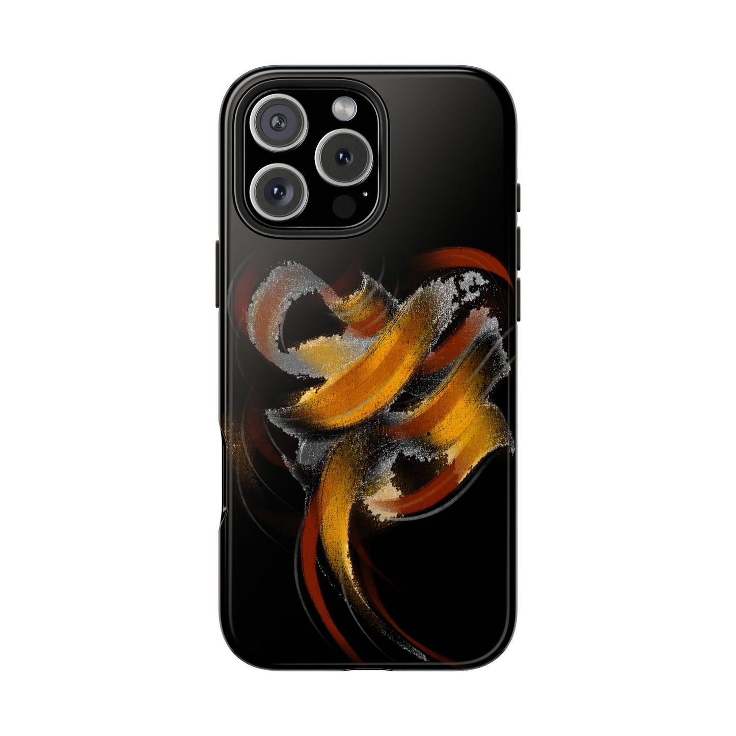 Calligraphy strokes Tough Phone Case