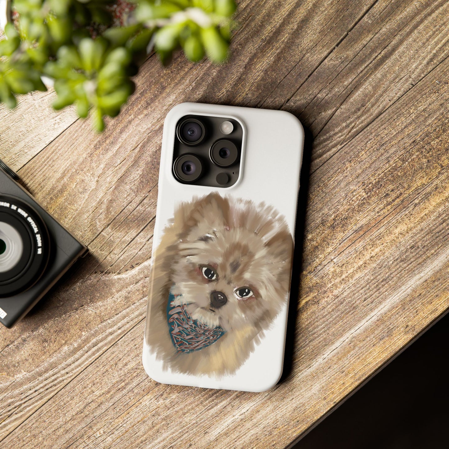 ' Modern Art Slim Phone Case-Lily