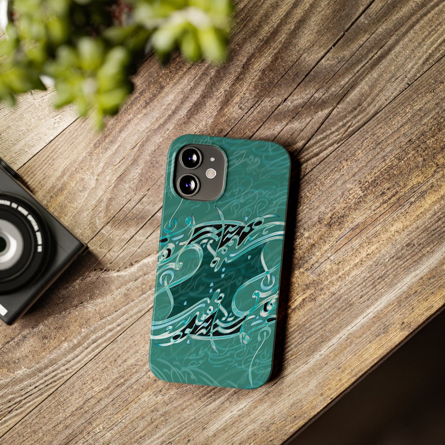 ' Modern Calligraphy Art Slim Phone Case