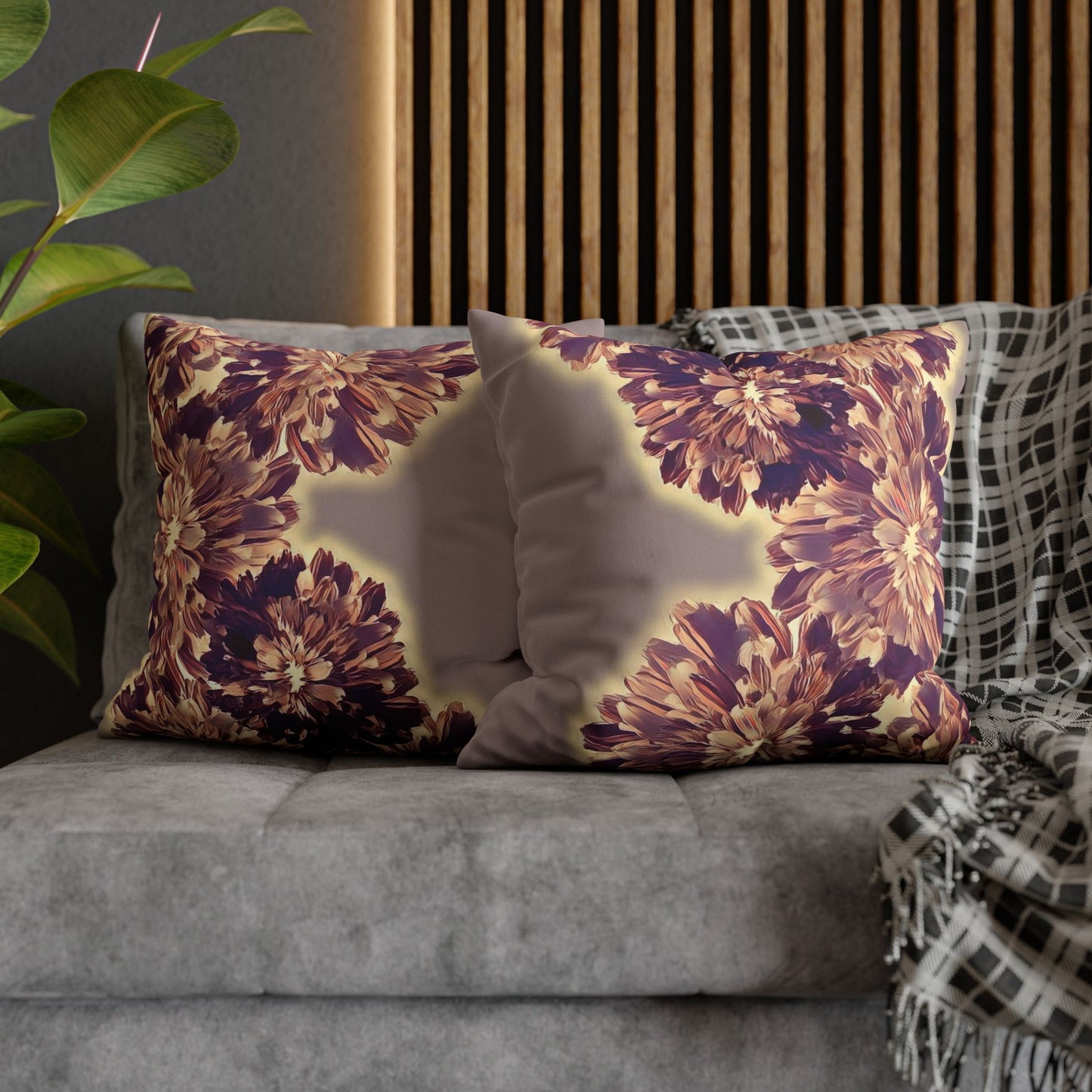 Copy of Modern Digital Painting ' Faux Suede Pillowcase - Home Design