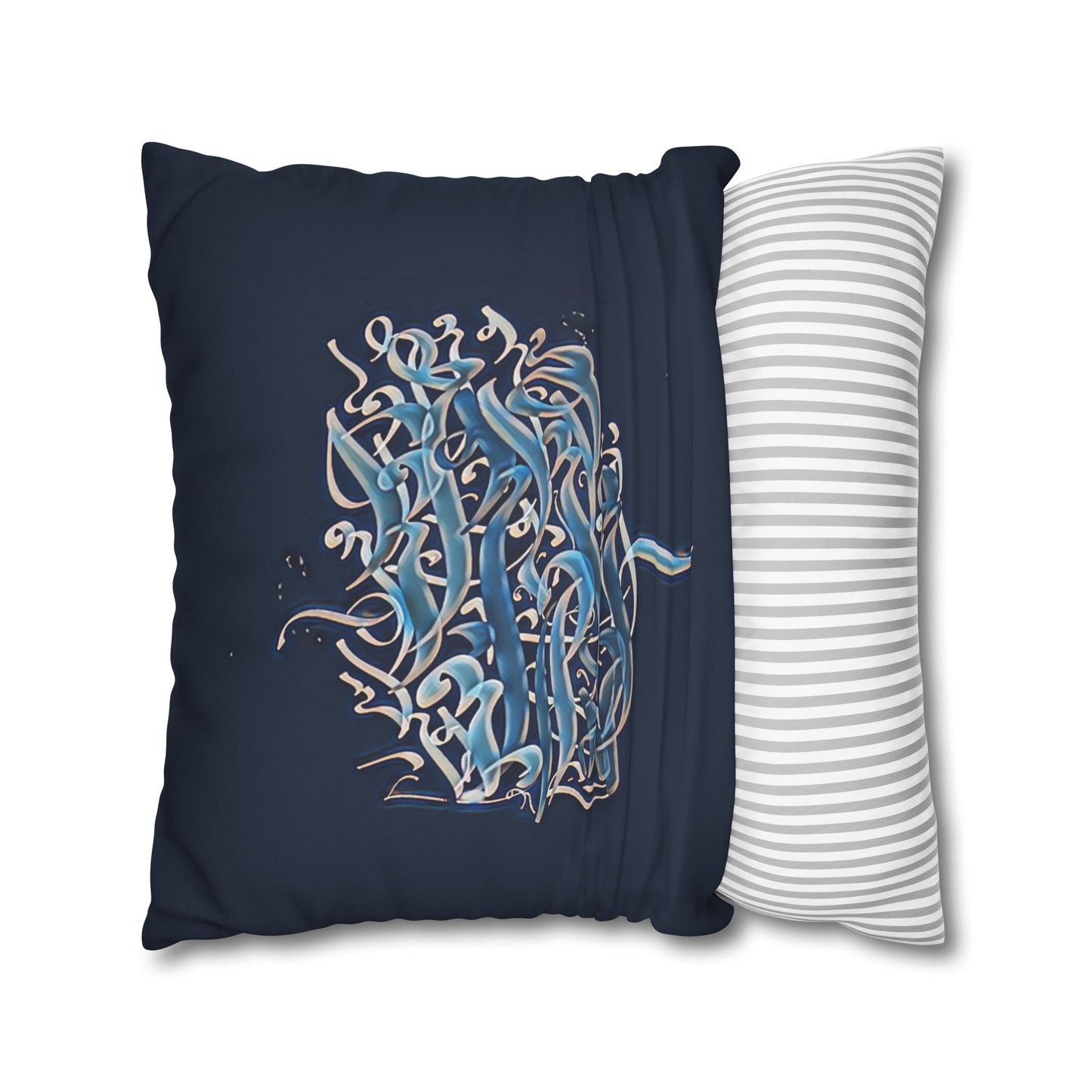 Square Pillowcase - Persian Calligraphy, Modern Handwriting Design