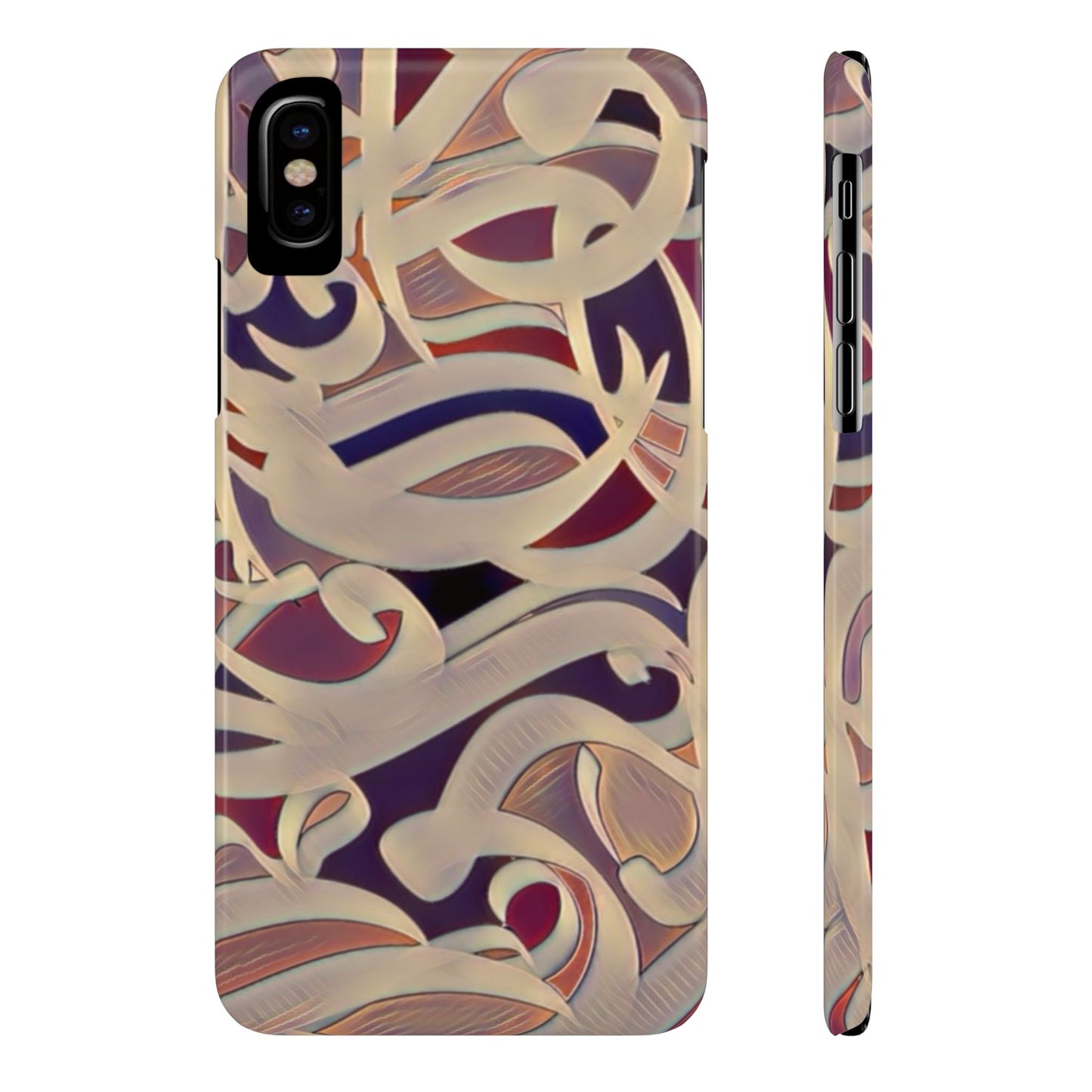 ' Modern Art Slim Phone Case -LOVE