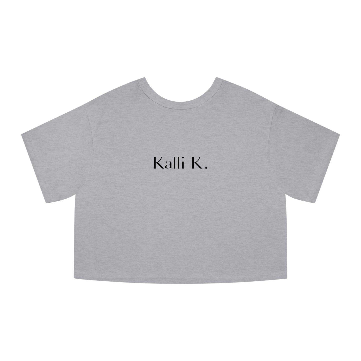 Kalli K X Champion Women's Eshgh “love” Cropped T-Shirt