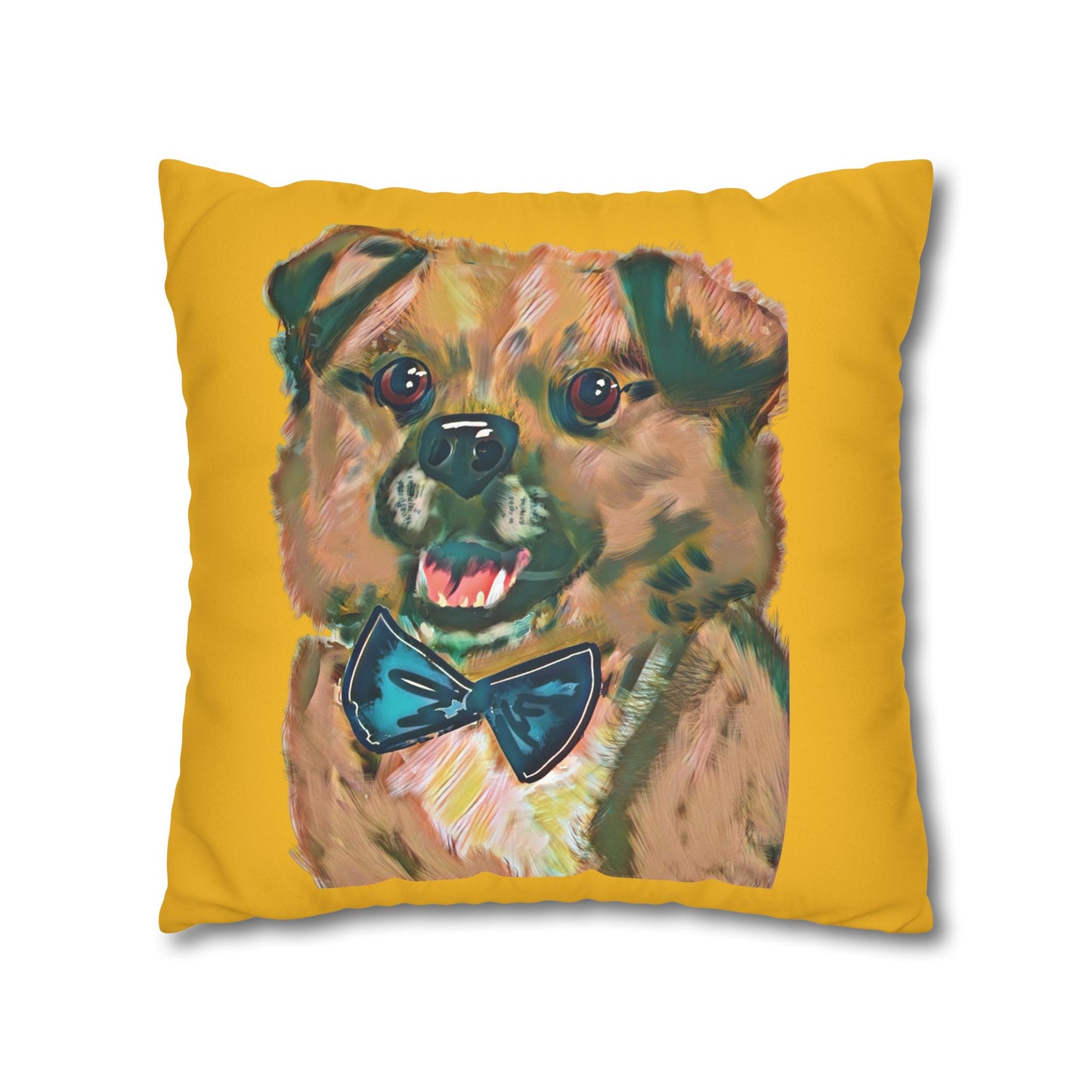 Baghlava Pillowcase - Modern Art Portrait Watercolour Design