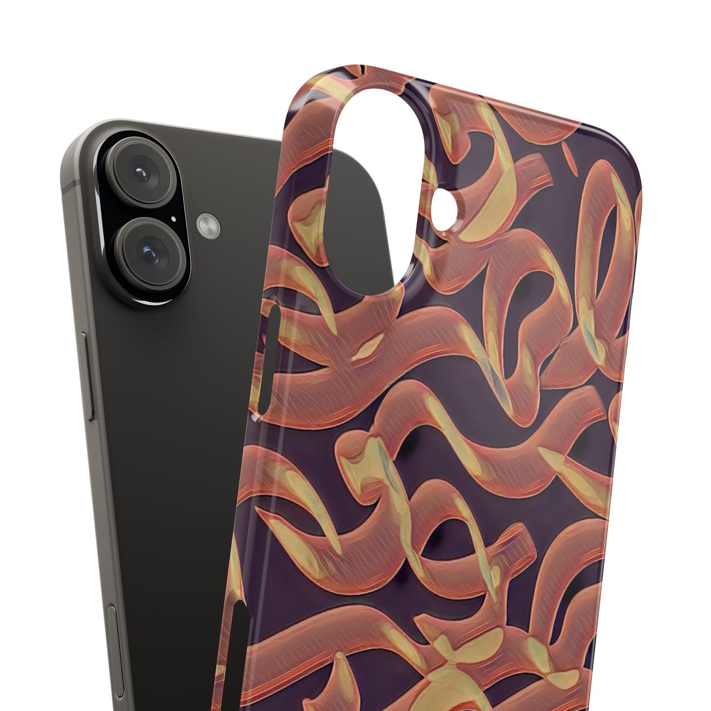 ' Modern Art Slim Phone Case -LOVE I-