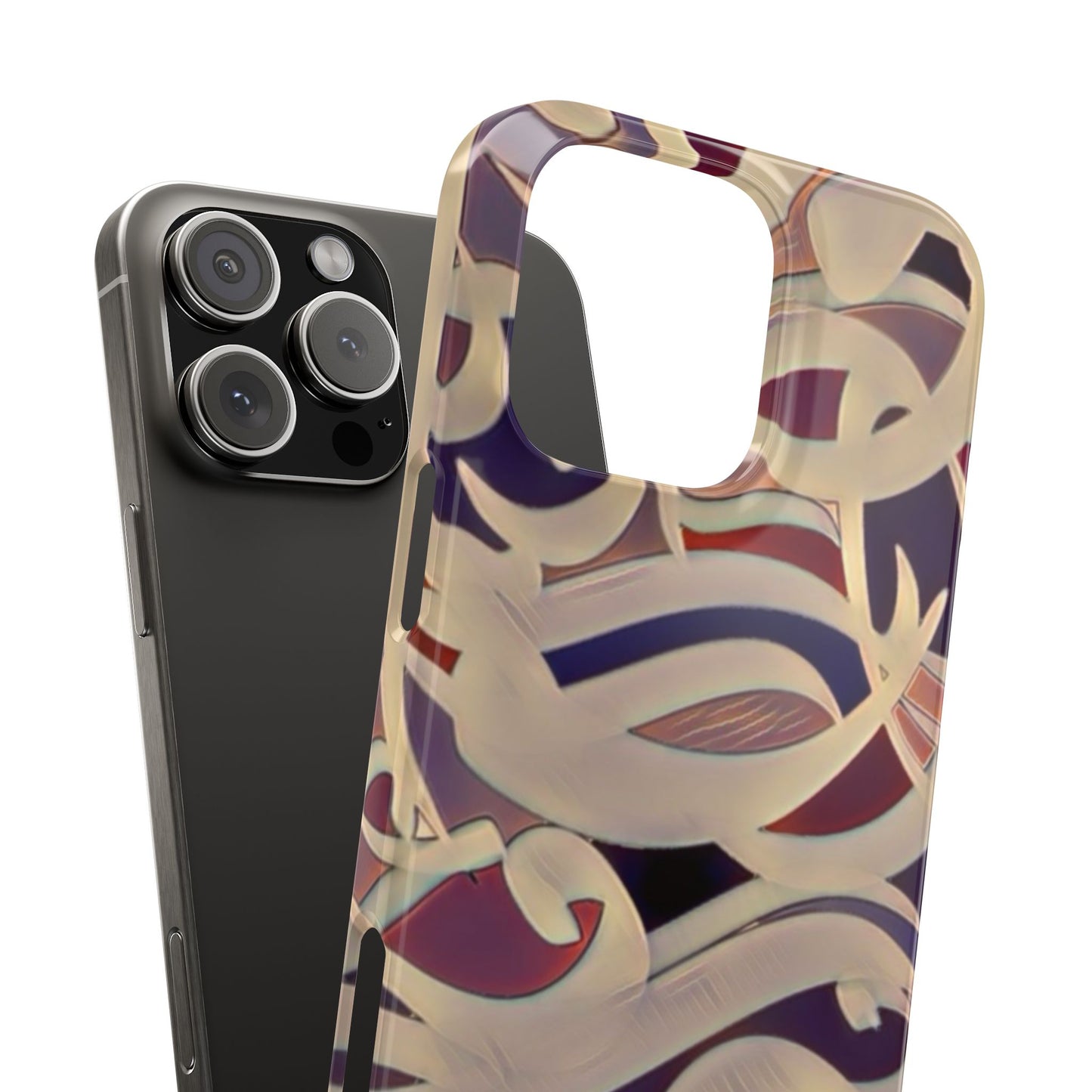 ' Modern Art Slim Phone Case -LOVE